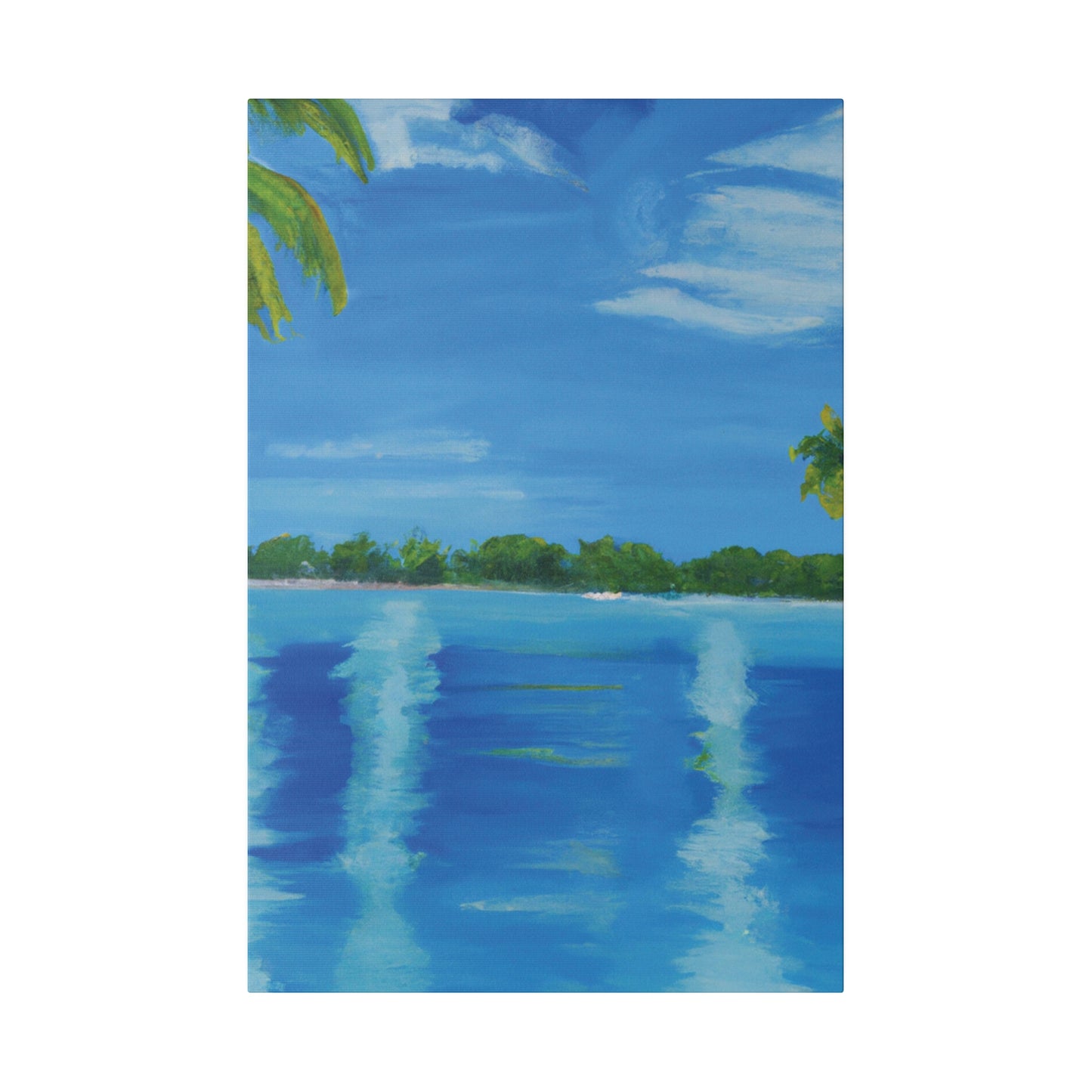 6876O - Bahamas Ocean Painting Print | Bahamas | Ocean | Beach | Poster | Home Decor | Wall Art | Canvas