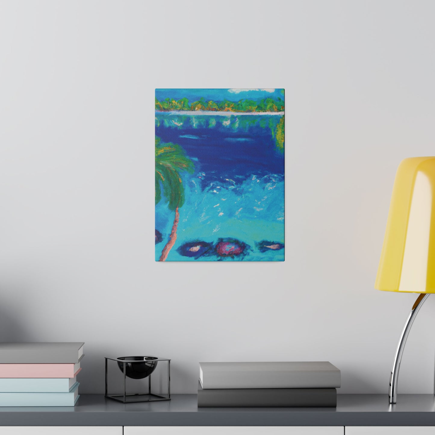 9850E - Bahamas Ocean Painting Print | Bahamas | Ocean | Beach | Poster | Home Decor | Wall Art | Canvas