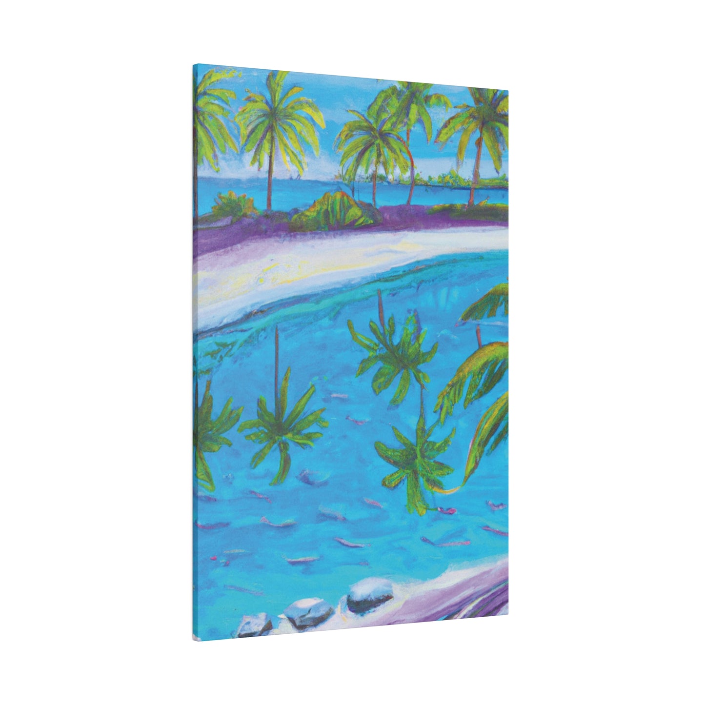 9138P - Bahamas Ocean Painting Print | Bahamas | Ocean | Beach | Poster | Home Decor | Wall Art | Canvas