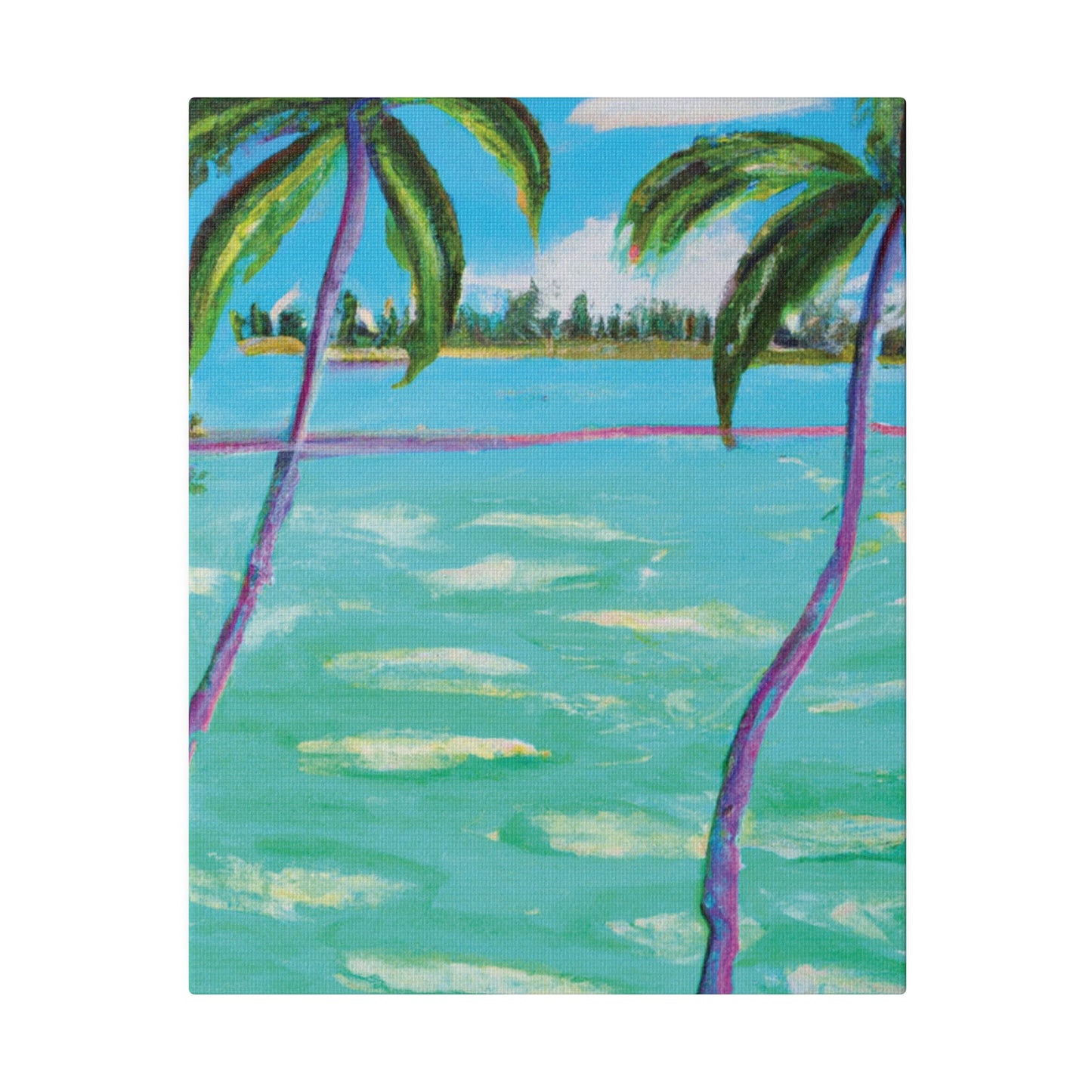 4451X - Bahamas Ocean Painting Print | Bahamas | Ocean | Beach | Poster | Home Decor | Wall Art | Canvas