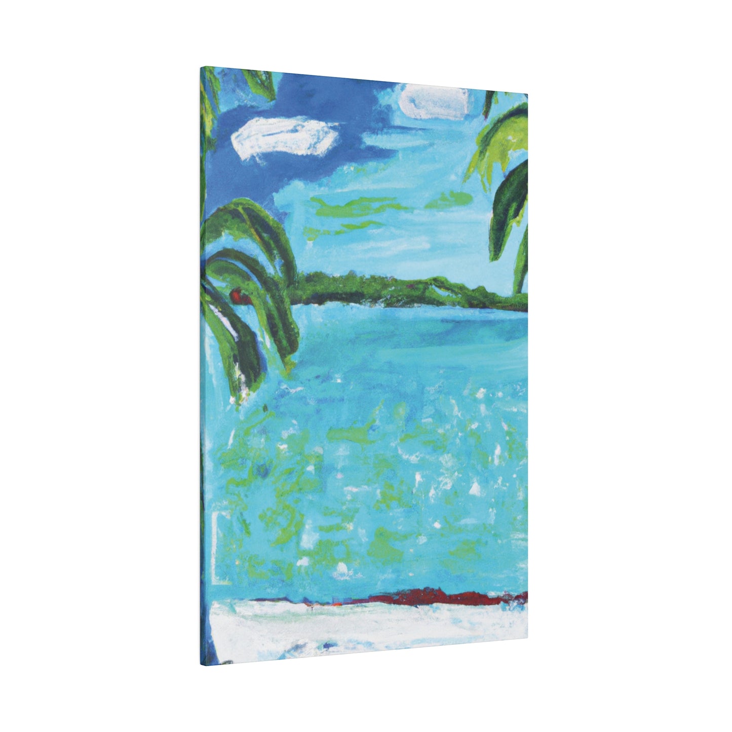 2143W - Bahamas Ocean Painting Print | Bahamas | Ocean | Beach | Poster | Home Decor | Wall Art | Canvas