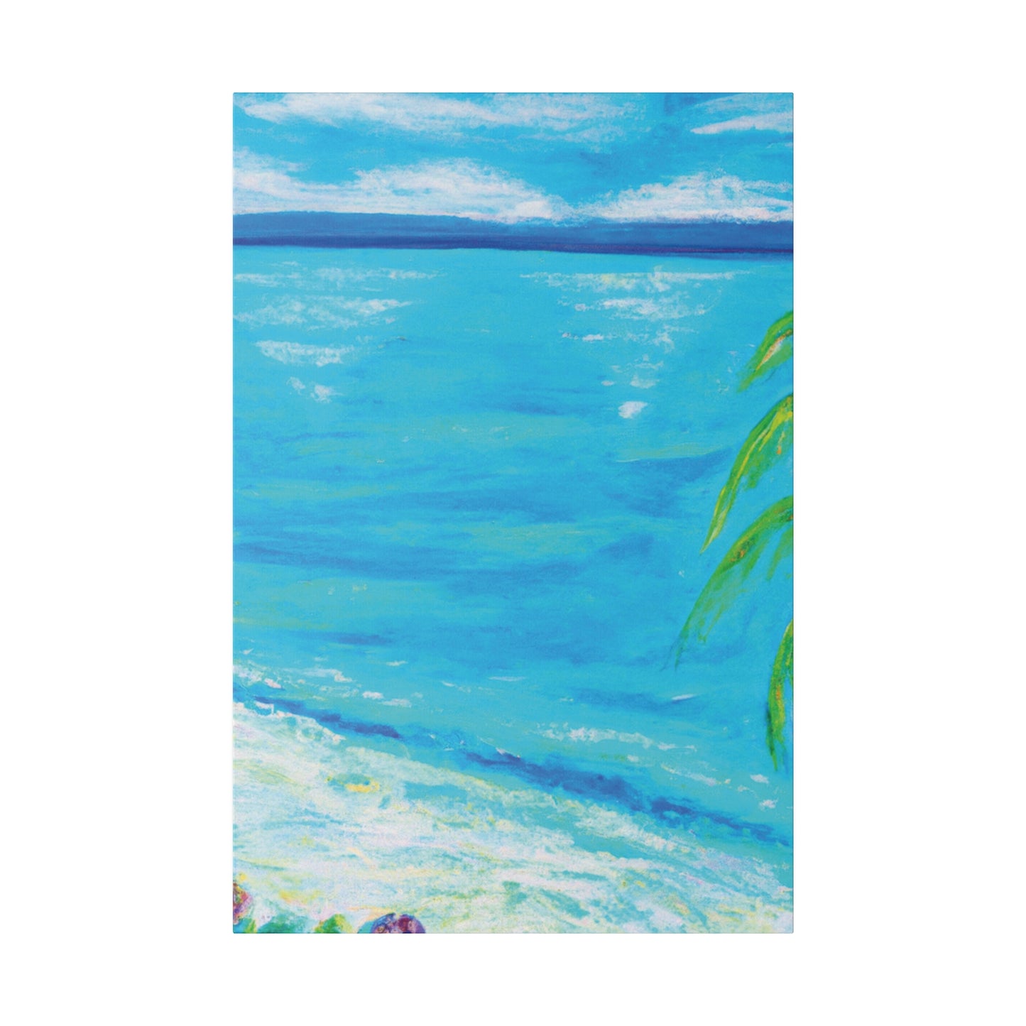 8858N - Bahamas Ocean Painting Print | Bahamas | Ocean | Beach | Poster | Home Decor | Wall Art | Canvas