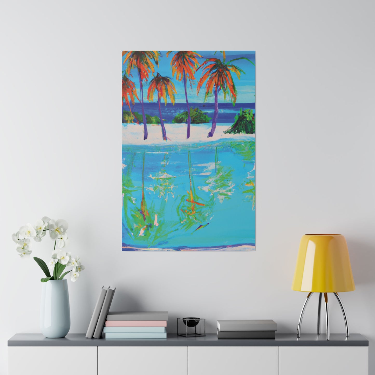 4518F - Bahamas Ocean Painting Print | Bahamas | Ocean | Beach | Poster | Home Decor | Wall Art | Canvas