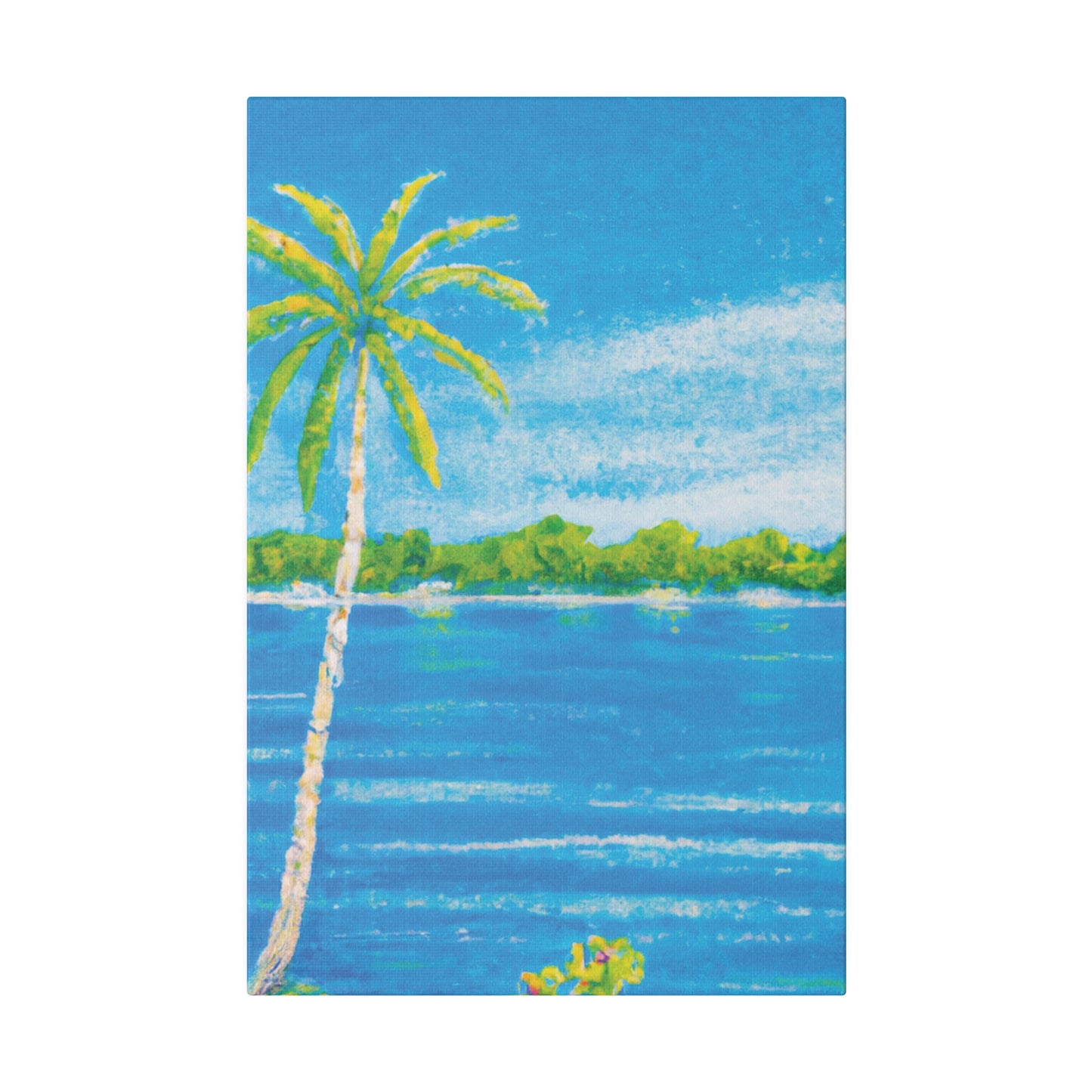 9803Q - Bahamas Ocean Painting Print | Bahamas | Ocean | Beach | Poster | Home Decor | Wall Art | Canvas