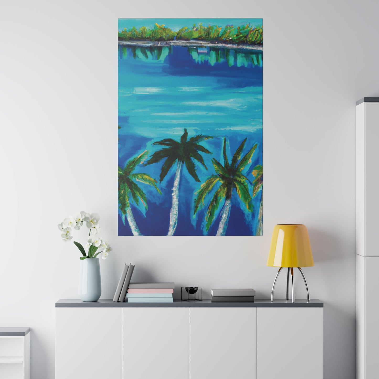 6741K - Bahamas Ocean Painting Print | Bahamas | Ocean | Beach | Poster | Home Decor | Wall Art | Canvas