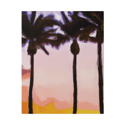 9366G - Miami Beach Sunset Painting Print | Miami | Beach | Sunset | Poster | Home Decor | Wall Art | Canvas