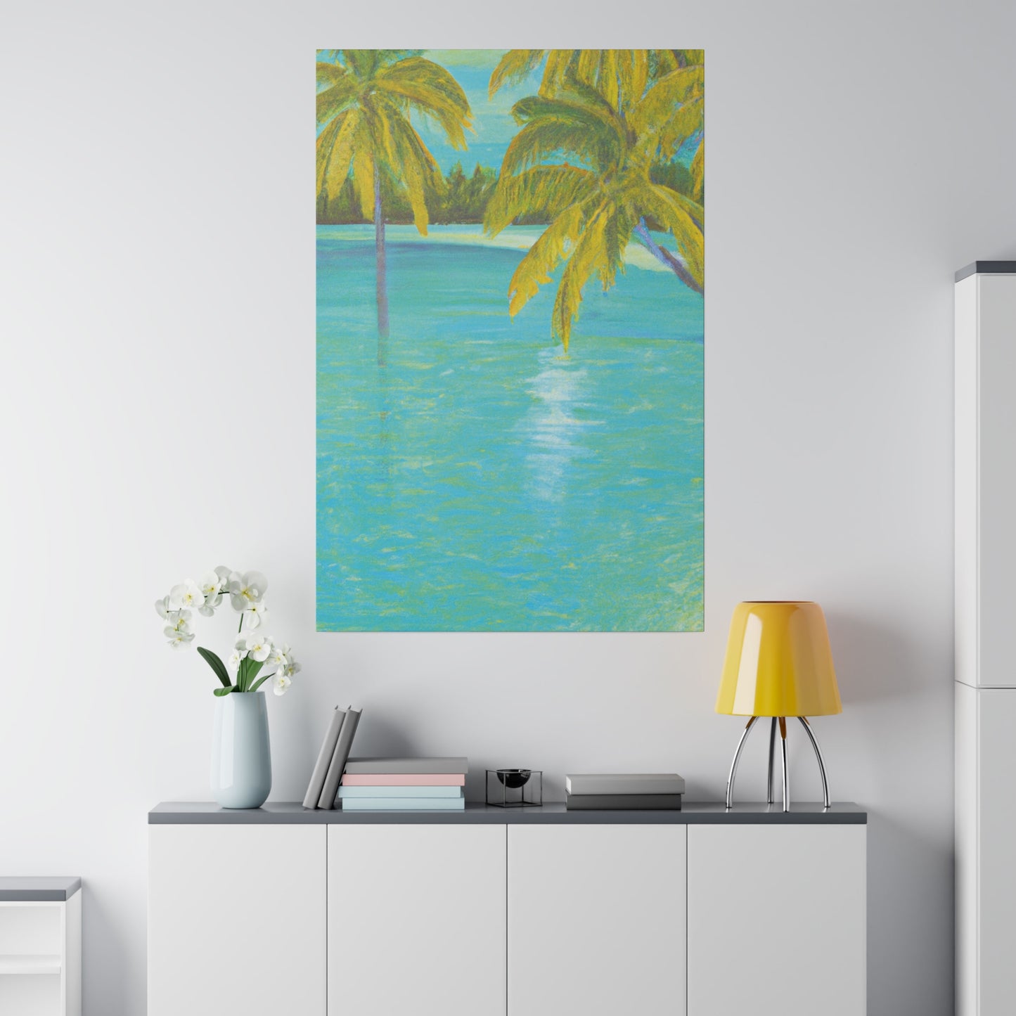 3412M - Bahamas Ocean Painting Print | Bahamas | Ocean | Beach | Poster | Home Decor | Wall Art | Canvas