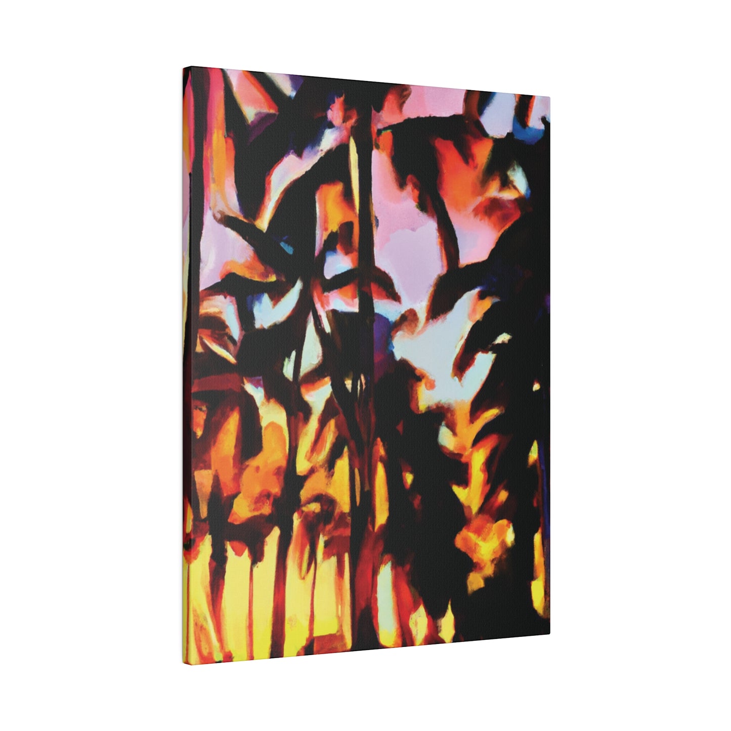 9123T - Miami Beach Sunset Painting Print | Miami | Beach | Sunset | Poster | Home Decor | Wall Art | Canvas