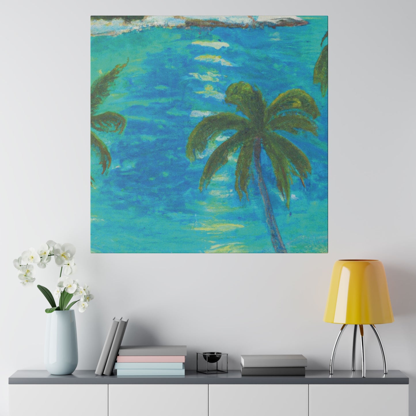 4512F - Bahamas Ocean Painting Print | Bahamas | Ocean | Beach | Poster | Home Decor | Wall Art | Canvas