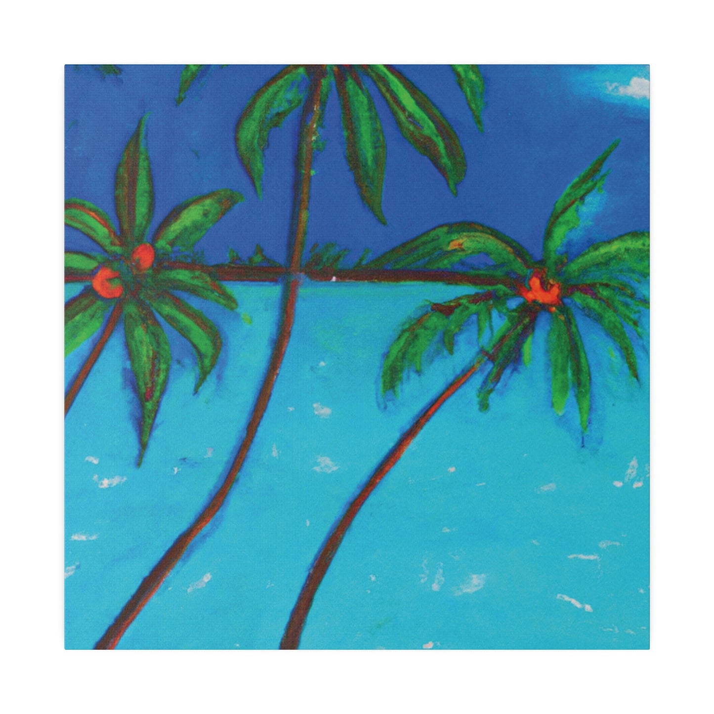 9305W - Bahamas Ocean Painting Print | Bahamas | Ocean | Beach | Poster | Home Decor | Wall Art | Canvas