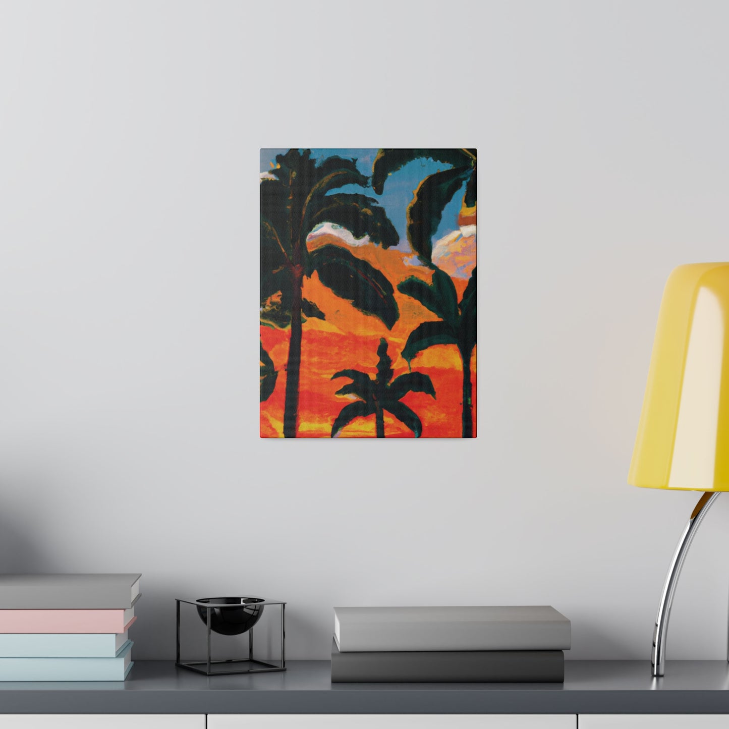 3782G - Miami Beach Sunset Painting Print | Miami | Beach | Sunset | Poster | Home Decor | Wall Art | Canvas