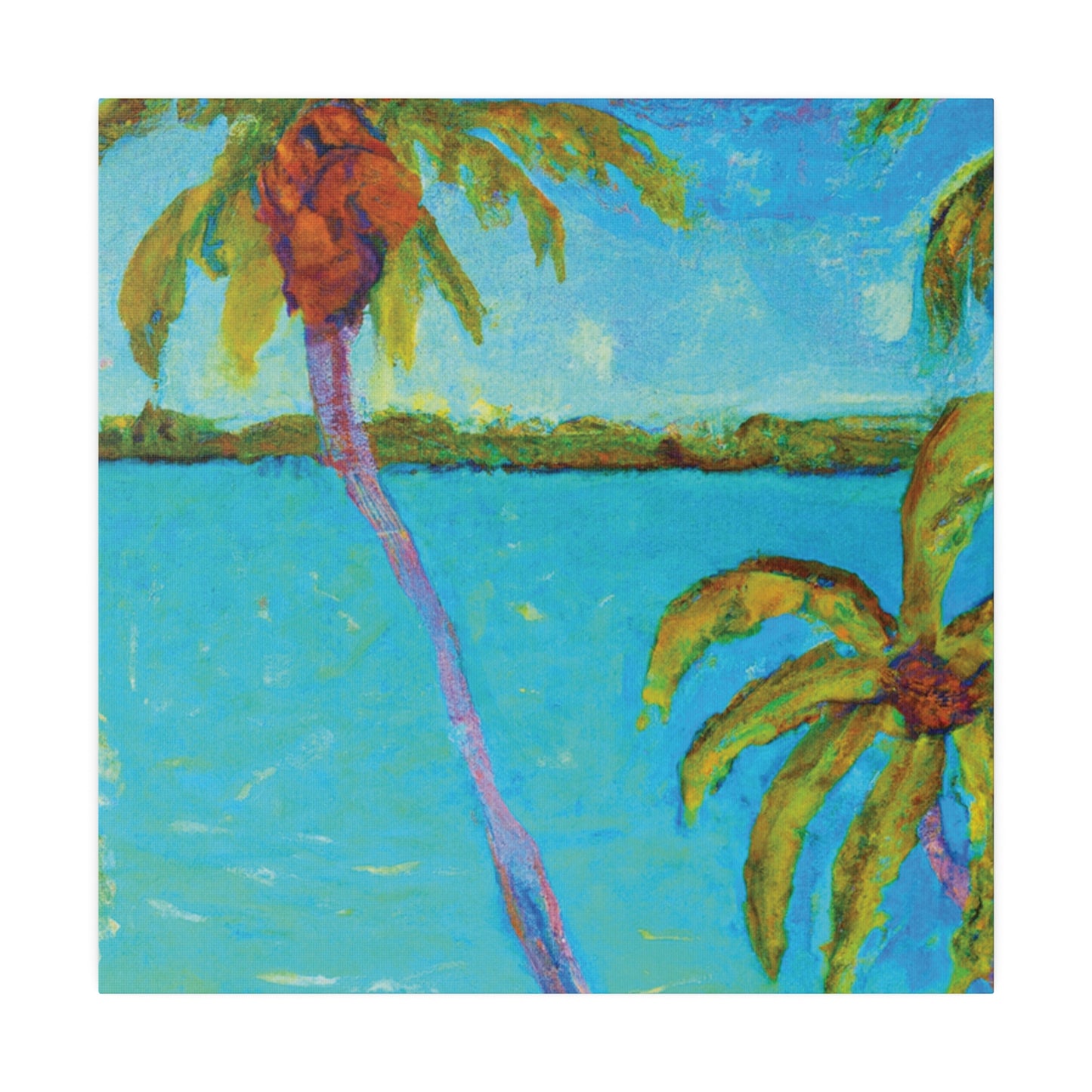 4676F - Bahamas Ocean Painting Print | Bahamas | Ocean | Beach | Poster | Home Decor | Wall Art | Canvas