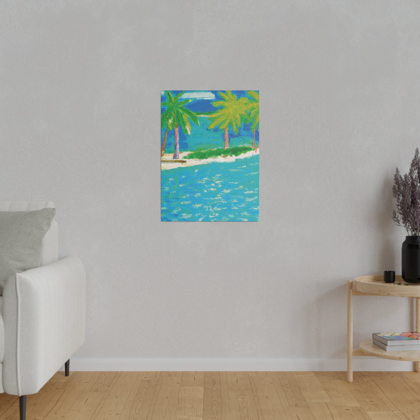 3271K - Bahamas Ocean Painting Print | Bahamas | Ocean | Beach | Poster | Home Decor | Wall Art | Canvas