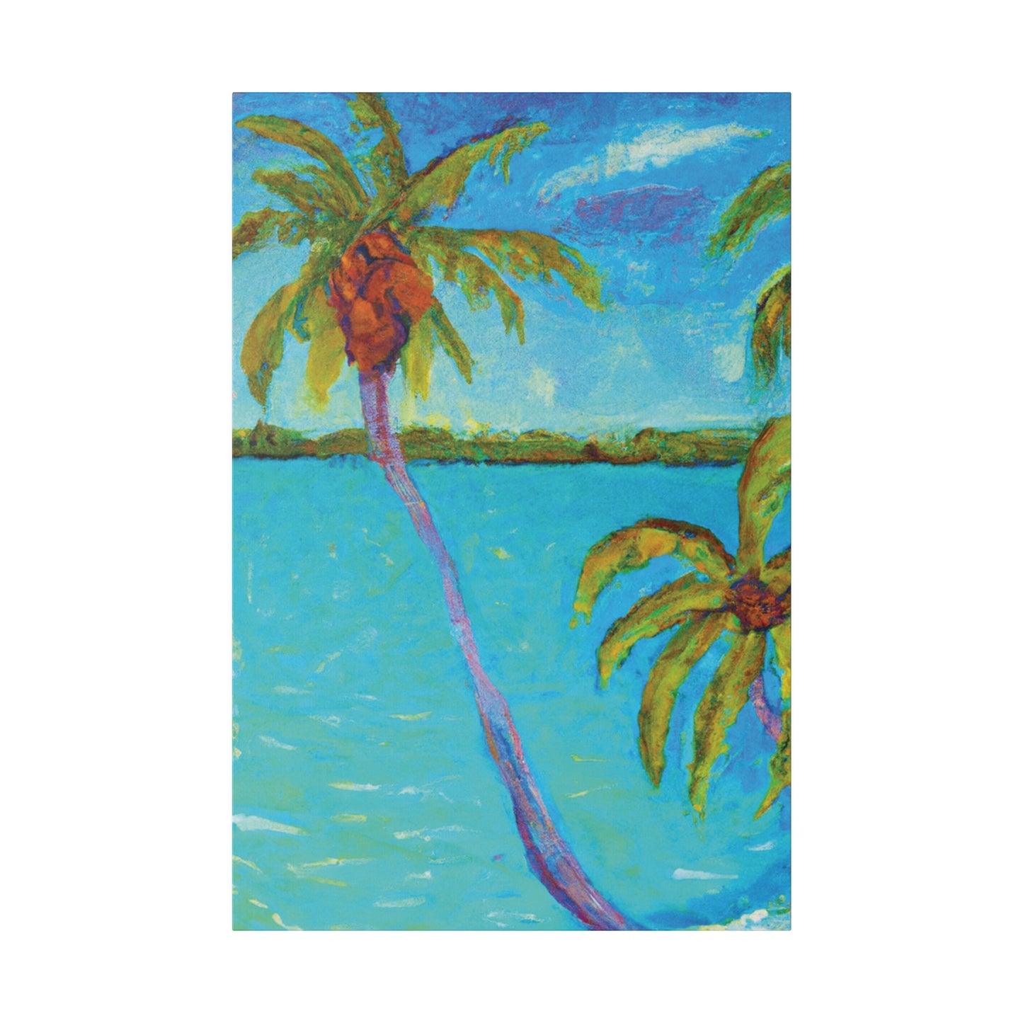 4676F - Bahamas Ocean Painting Print | Bahamas | Ocean | Beach | Poster | Home Decor | Wall Art | Canvas