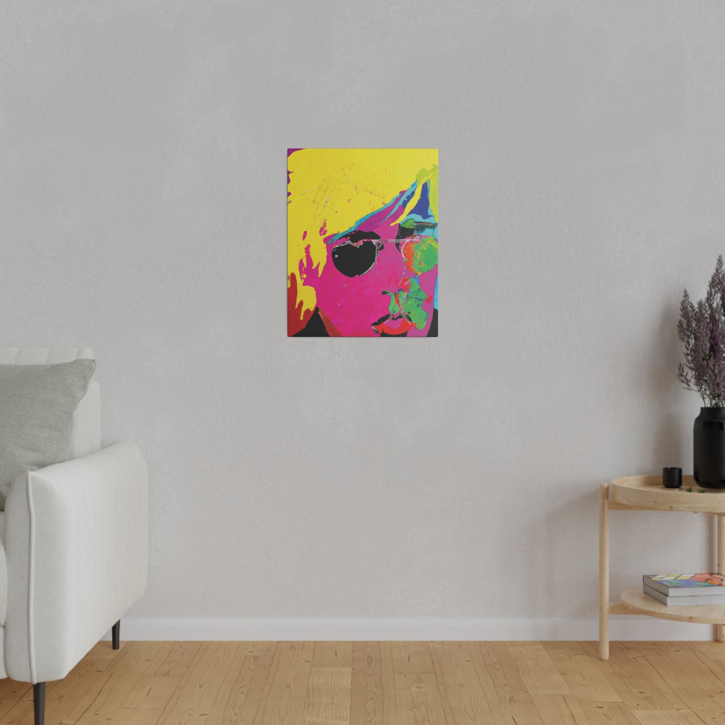 7141U - Rockstar Painting Print | Face | Abstract | Poster | Home Decor | Wall Art | Music Art | Canvas