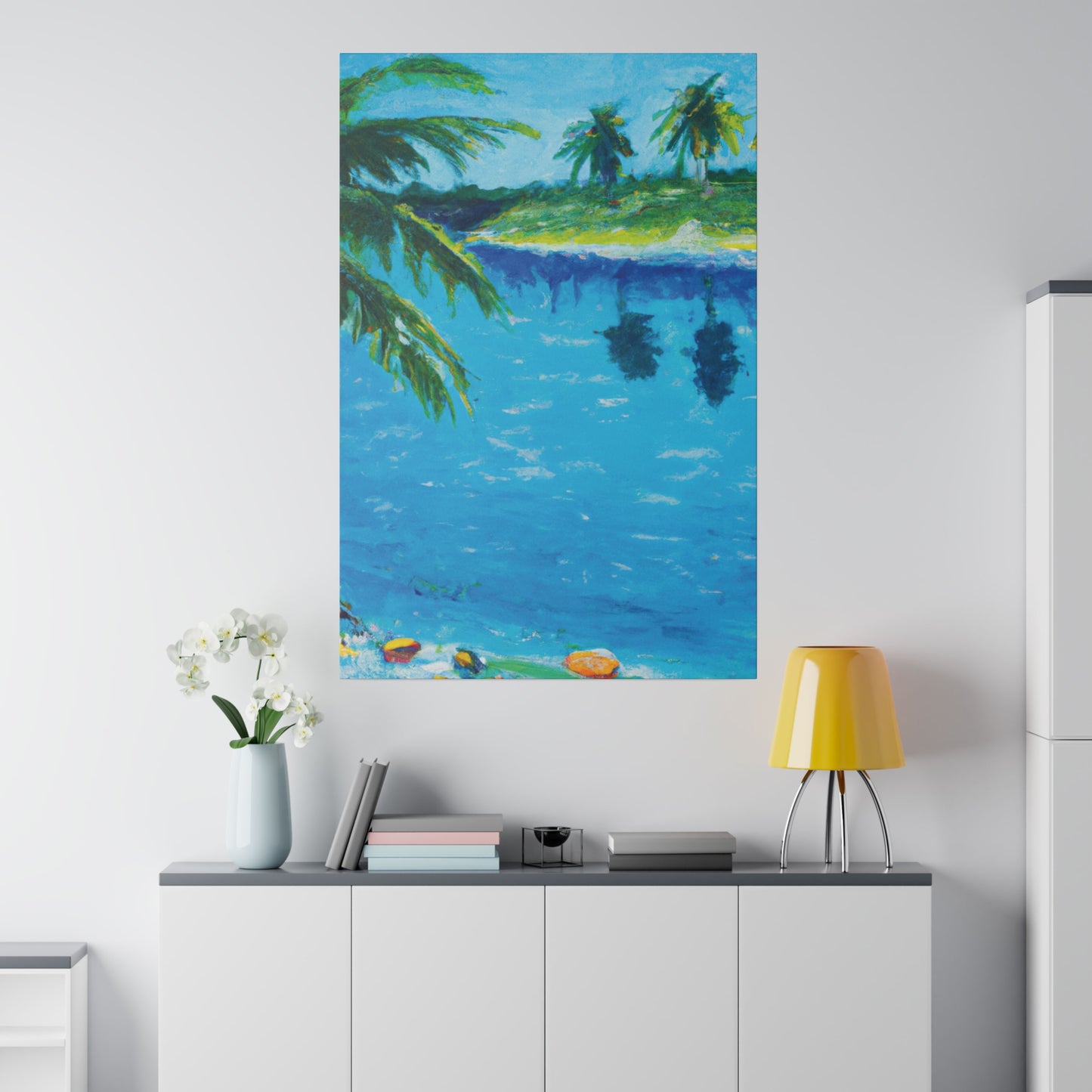 4568T - Bahamas Ocean Painting Print | Bahamas | Ocean | Beach | Poster | Home Decor | Wall Art | Canvas