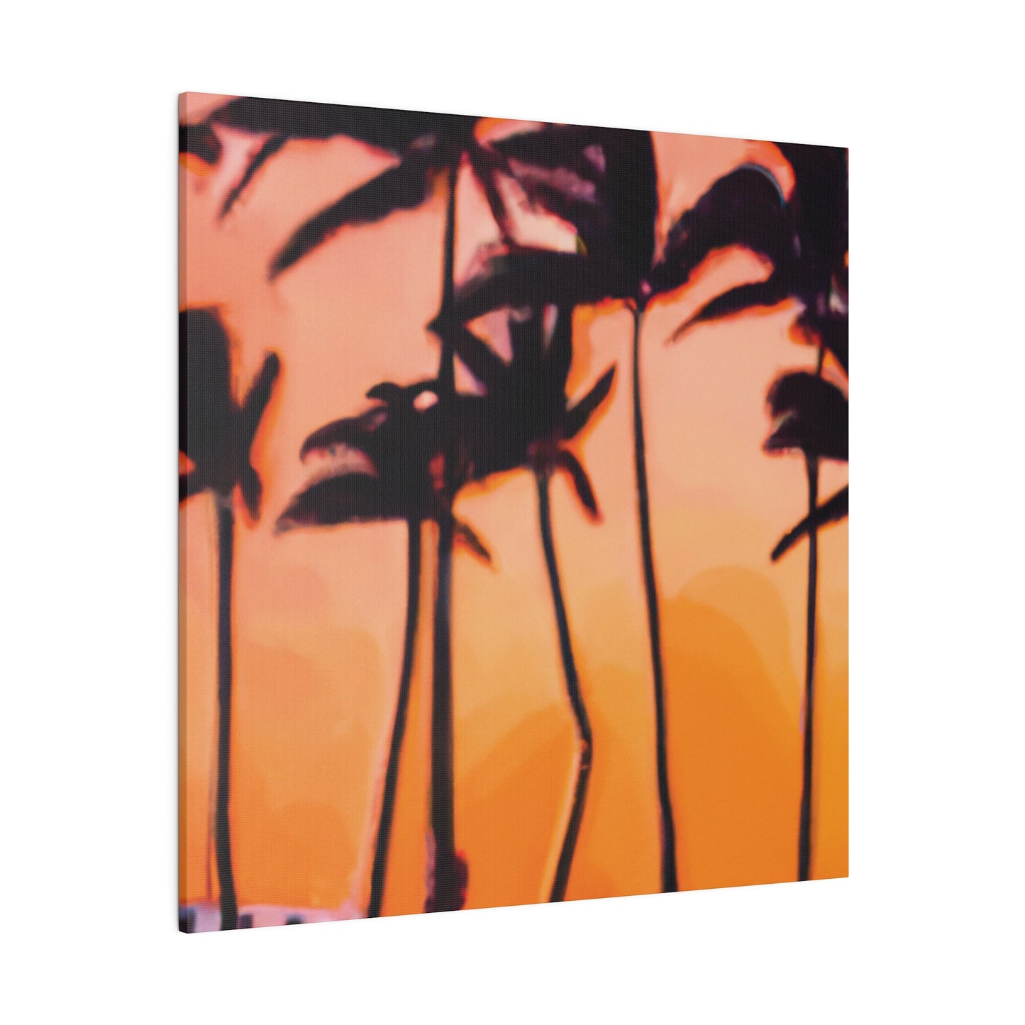 9837K - Miami Beach Sunset Painting Print | Miami | Beach | Sunset | Poster | Home Decor | Wall Art | Canvas