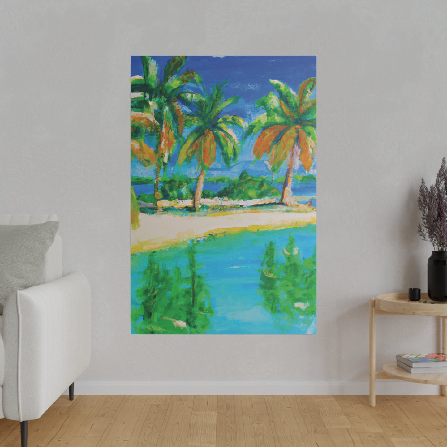 8576A - Bahamas Ocean Painting Print | Bahamas | Ocean | Beach | Poster | Home Decor | Wall Art | Canvas