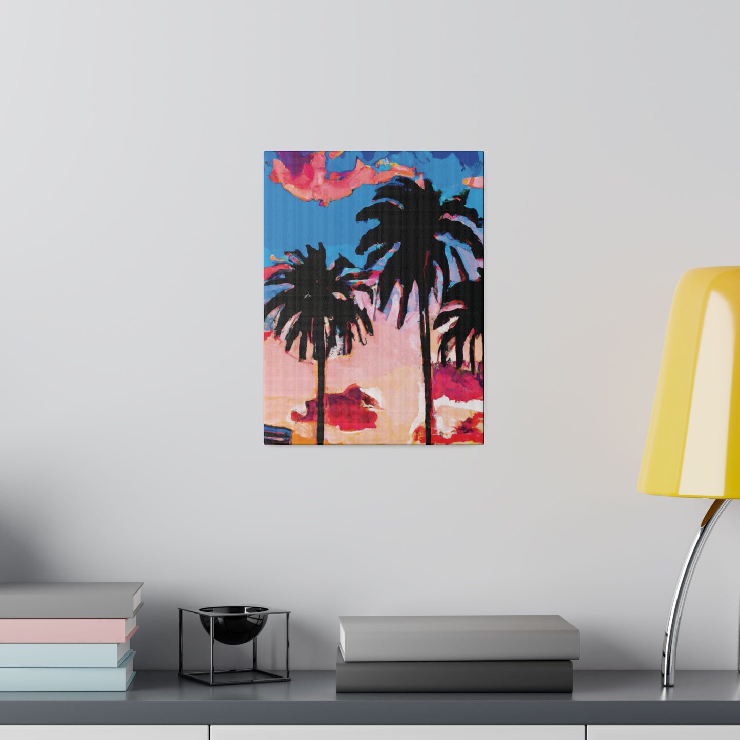 4347Z - Miami Beach Sunset Painting Print | Miami | Beach | Sunset | Poster | Home Decor | Wall Art | Canvas