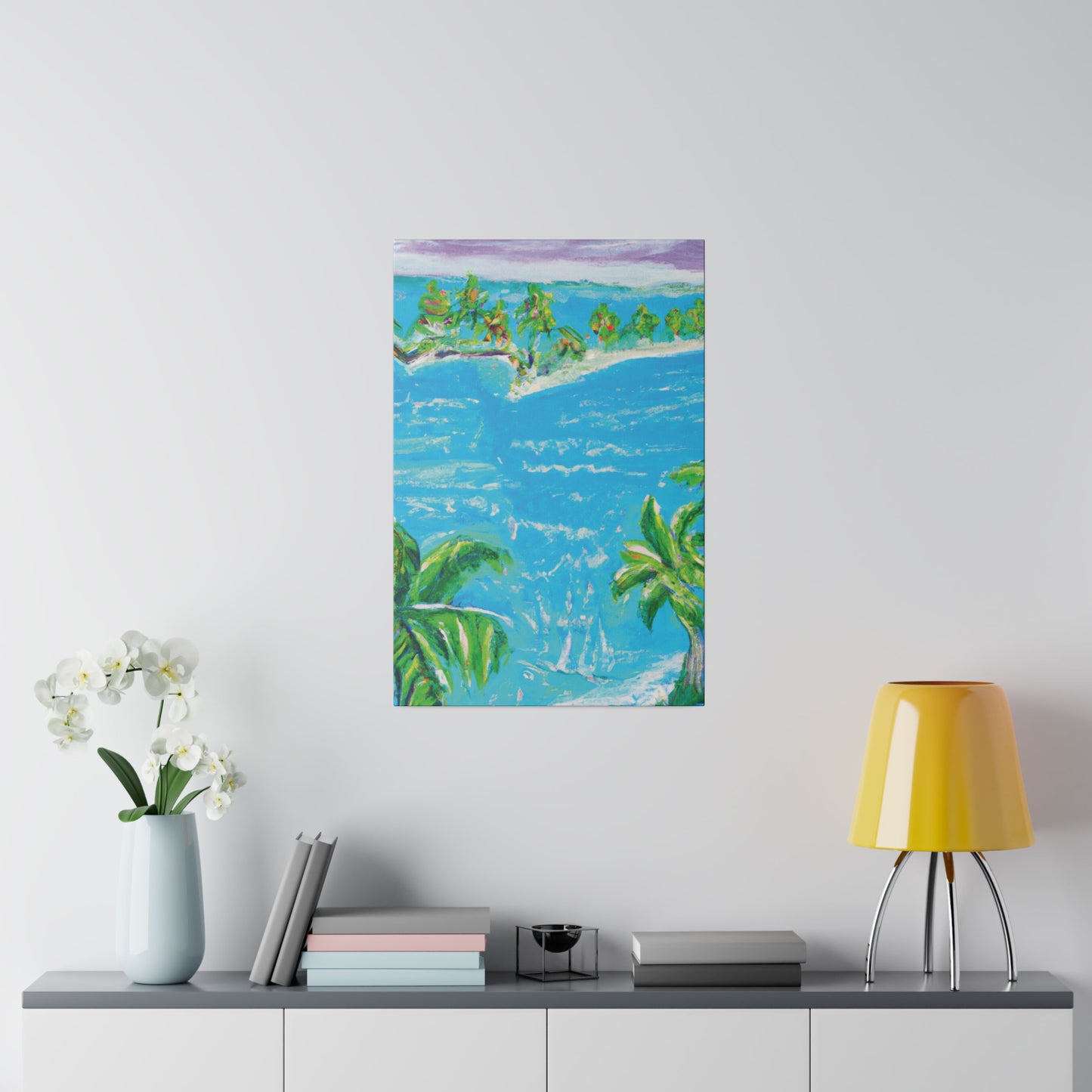 9413O - Bahamas Ocean Painting Print | Bahamas | Ocean | Beach | Poster | Home Decor | Wall Art | Canvas