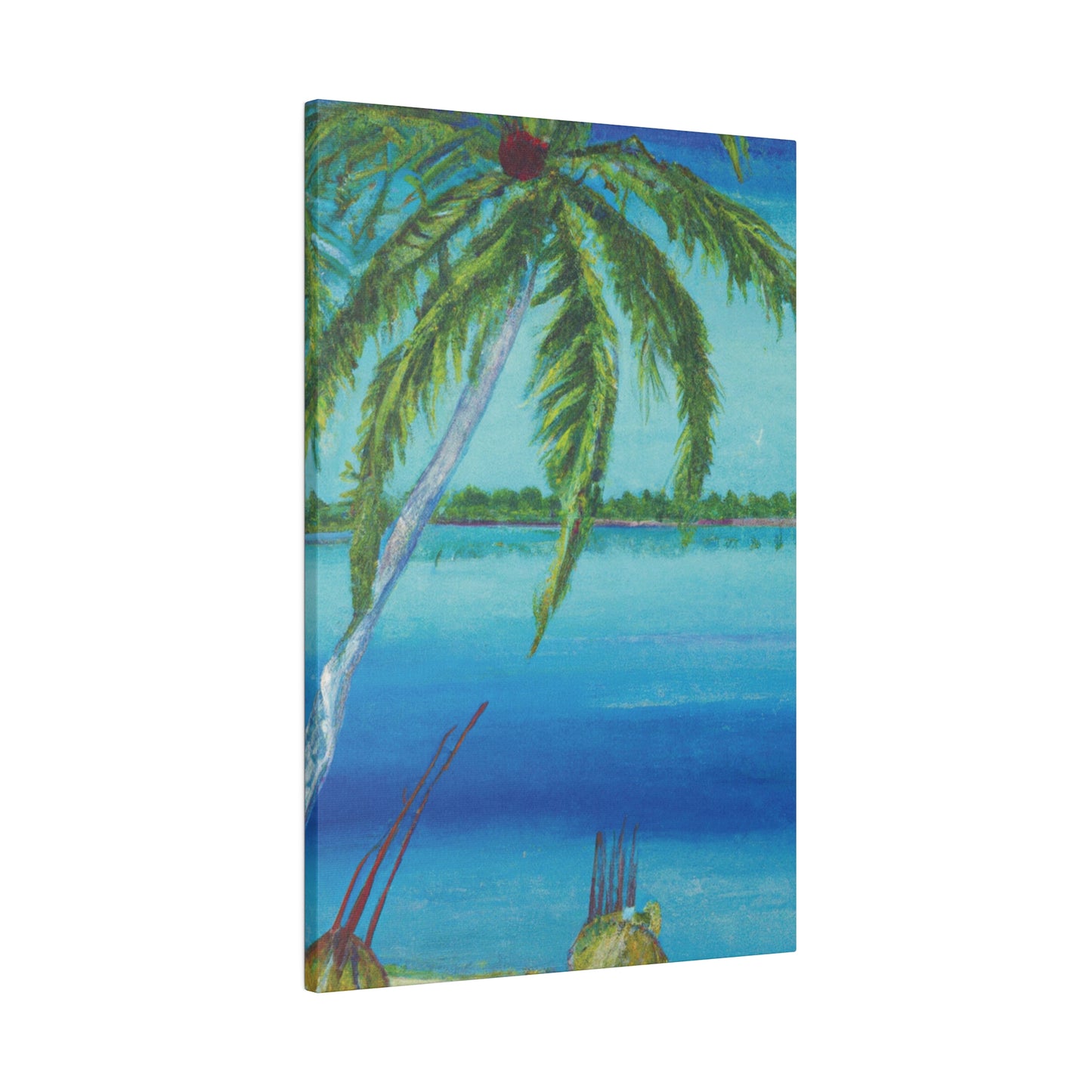 6874M - Bahamas Ocean Painting Print | Bahamas | Ocean | Beach | Poster | Home Decor | Wall Art | Canvas