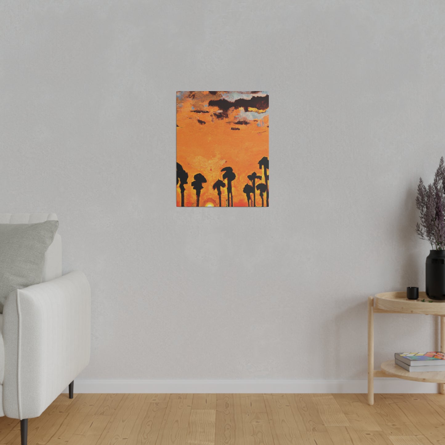 3231S - Miami Beach Sunset Painting Print | Miami | Beach | Sunset | Poster | Home Decor | Wall Art | Canvas