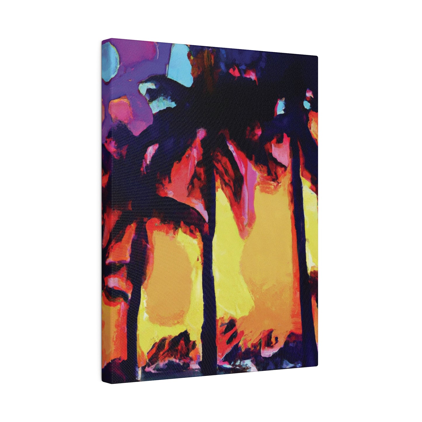 7278A - Miami Beach Sunset Painting Print | Miami | Beach | Sunset | Poster | Home Decor | Wall Art | Canvas