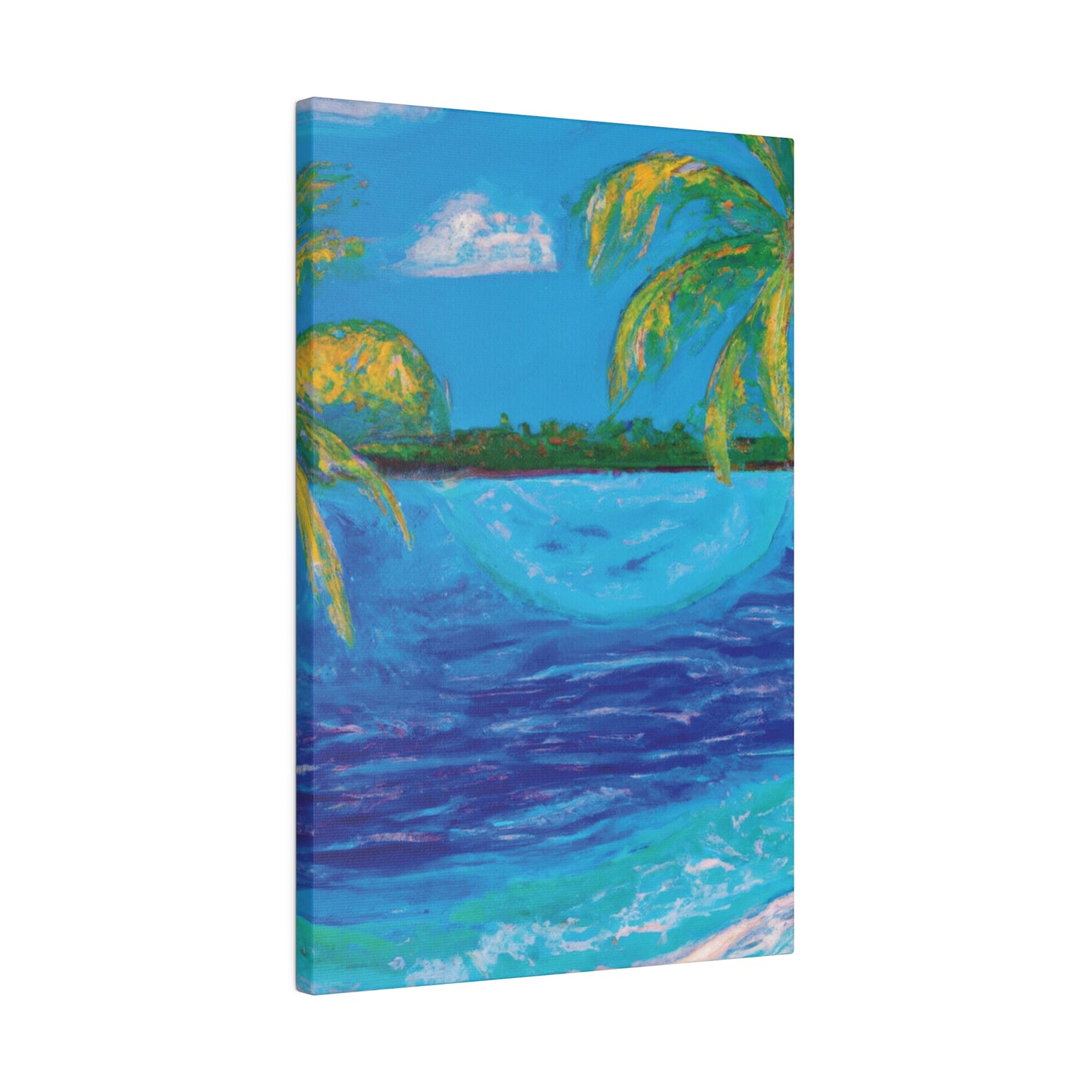 6704T - Bahamas Ocean Painting Print | Bahamas | Ocean | Beach | Poster | Home Decor | Wall Art | Canvas