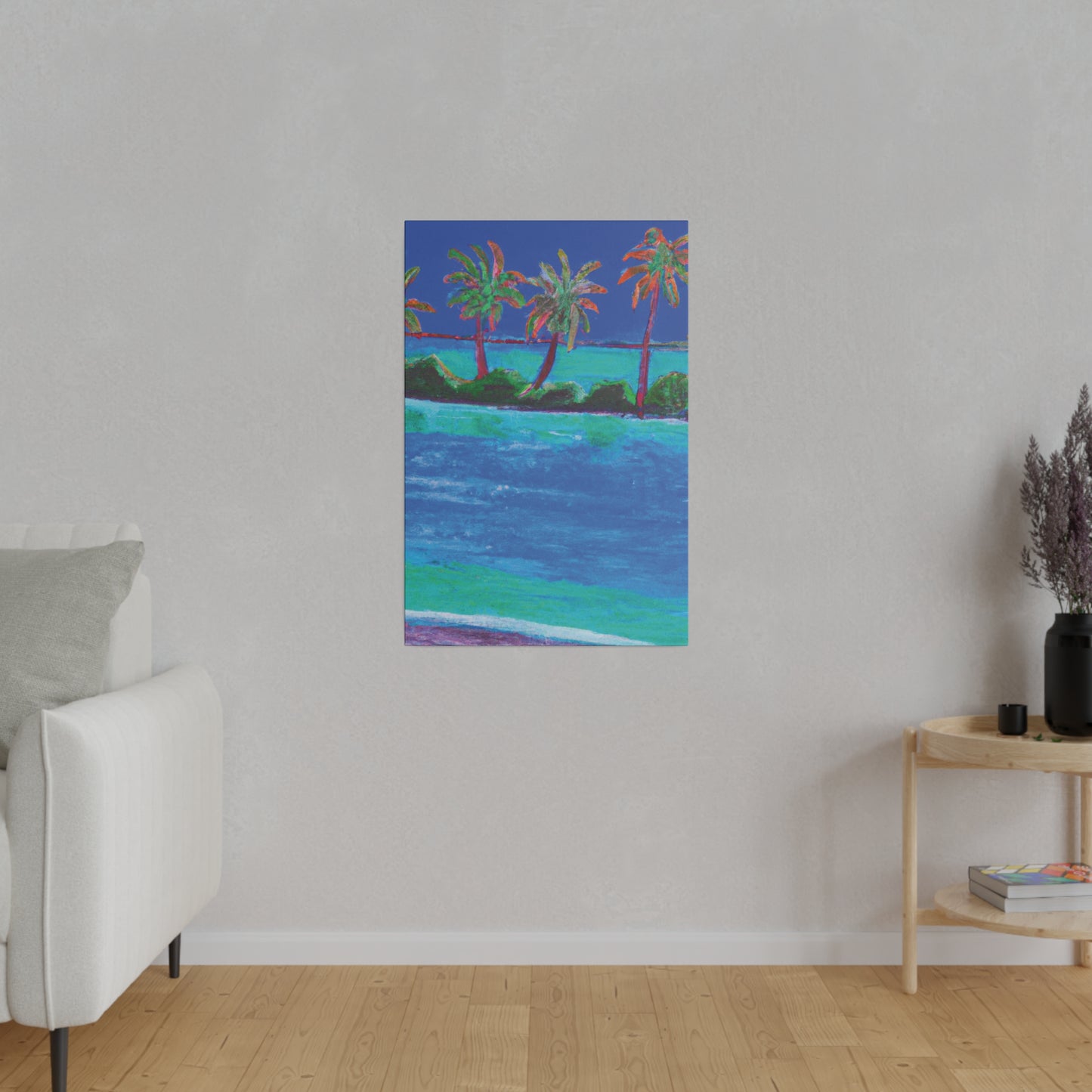 7454G - Bahamas Ocean Painting Print | Bahamas | Ocean | Beach | Poster | Home Decor | Wall Art | Canvas