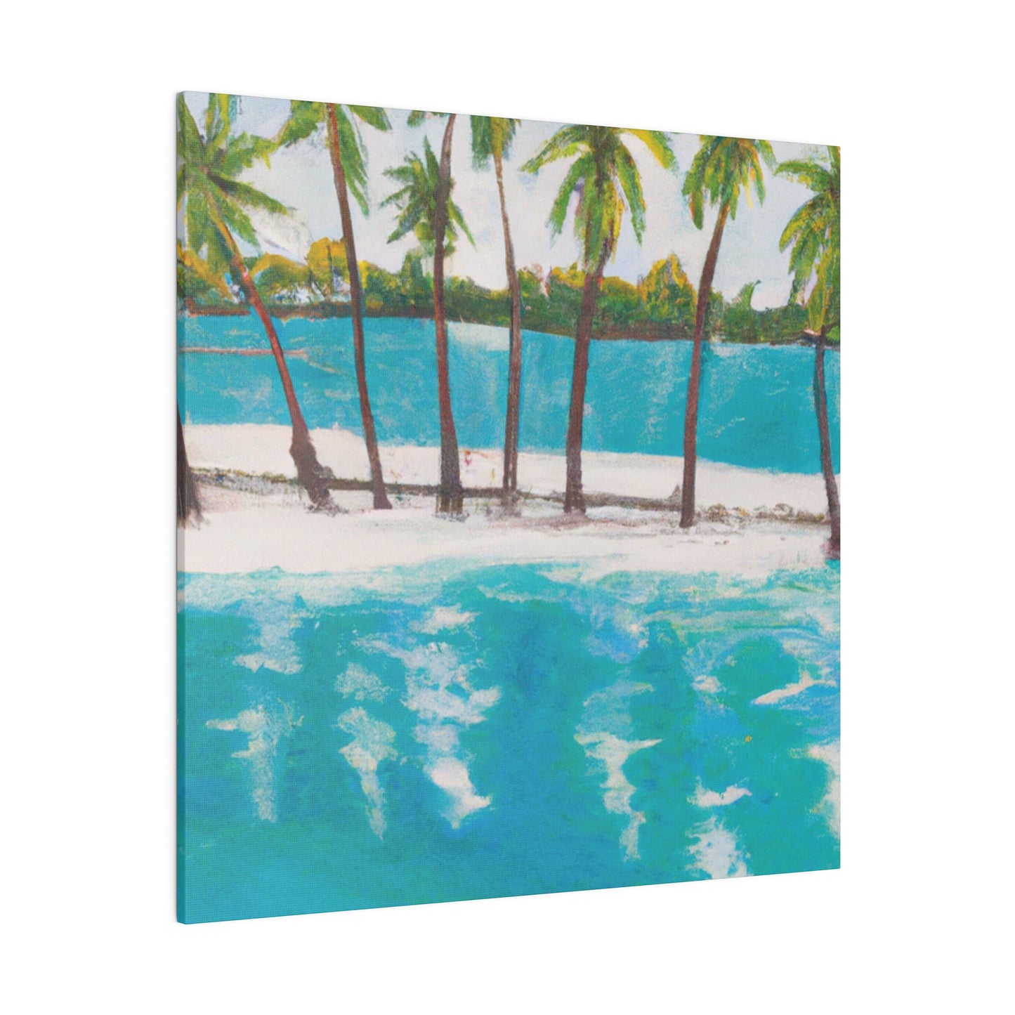 8045G - Bahamas Ocean Painting Print | Bahamas | Ocean | Beach | Poster | Home Decor | Wall Art | Canvas