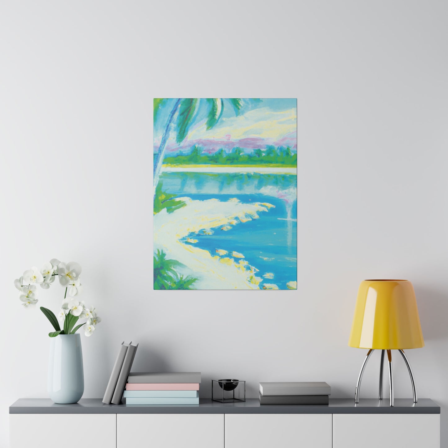 4501F - Bahamas Ocean Painting Print | Bahamas | Ocean | Beach | Poster | Home Decor | Wall Art | Canvas