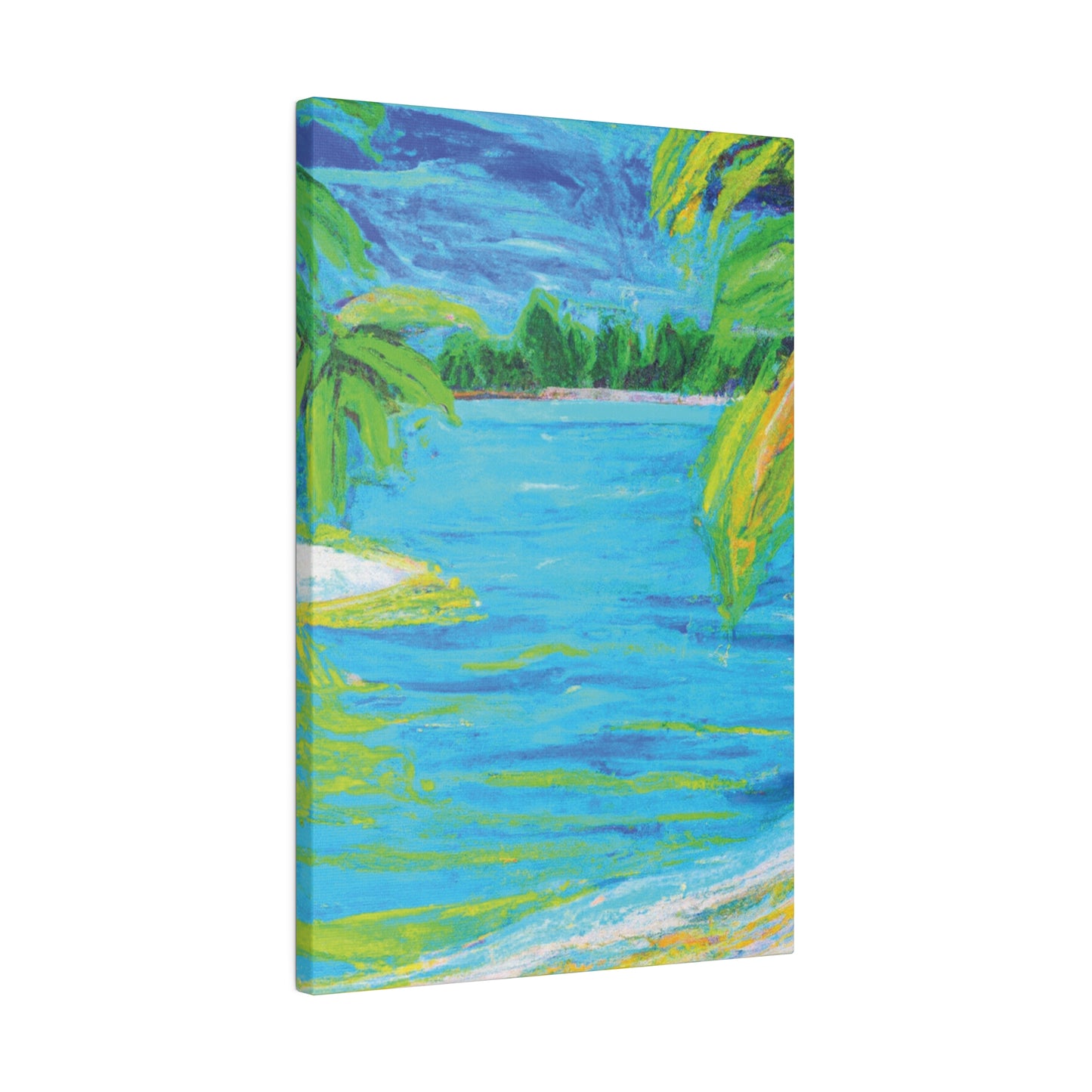 9709k - Bahamas Ocean Painting Print | Bahamas | Ocean | Beach | Poster | Home Decor | Wall Art | Canvas