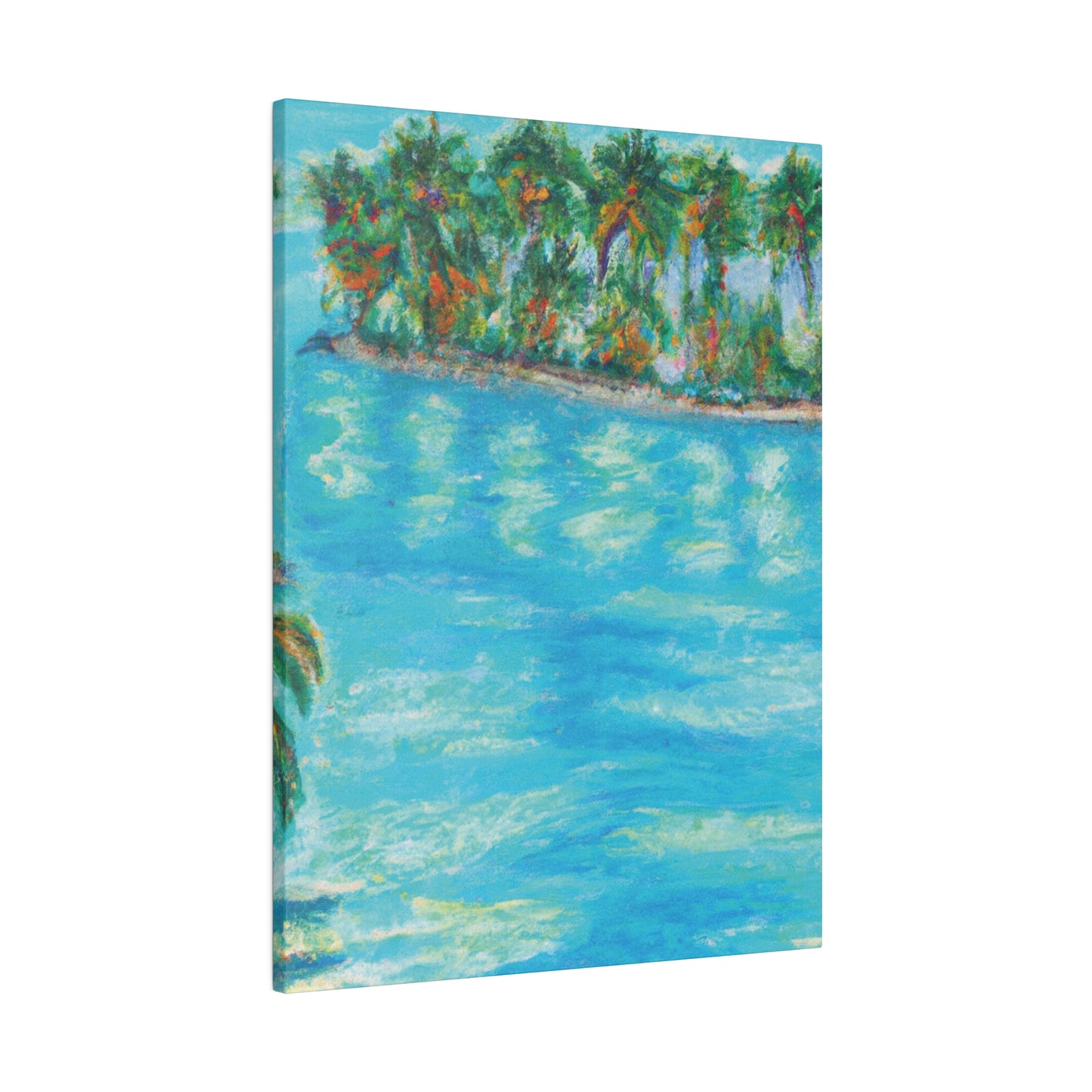 8625Q - Bahamas Ocean Painting Print | Bahamas | Ocean | Beach | Poster | Home Decor | Wall Art | Canvas