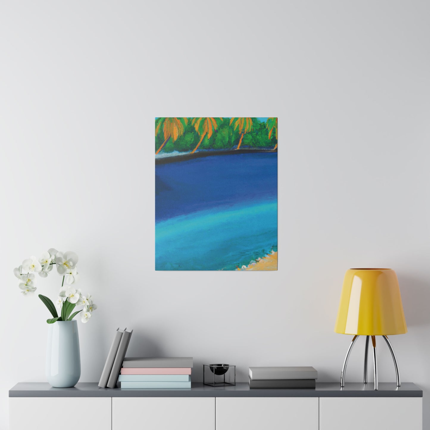 4195T - Bahamas Ocean Painting Print | Bahamas | Ocean | Beach | Poster | Home Decor | Wall Art | Canvas