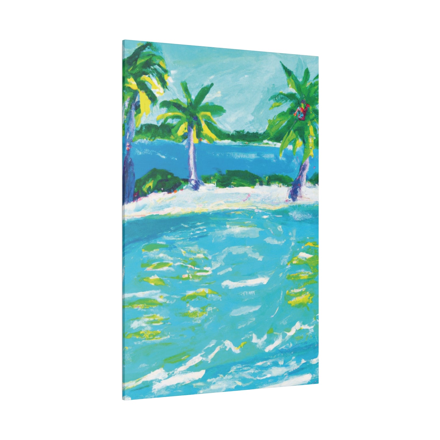 9256K - Bahamas Ocean Painting Print | Bahamas | Ocean | Beach | Poster | Home Decor | Wall Art | Canvas