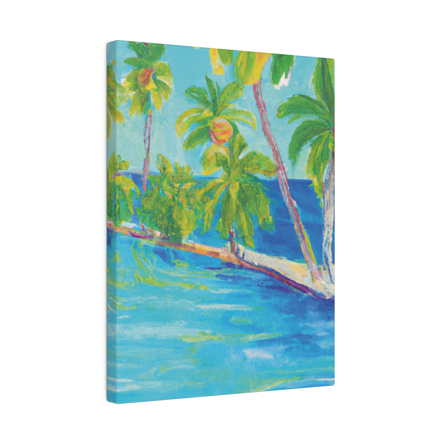 8256Q - Bahamas Ocean Painting Print | Bahamas | Ocean | Beach | Poster | Home Decor | Wall Art | Canvas