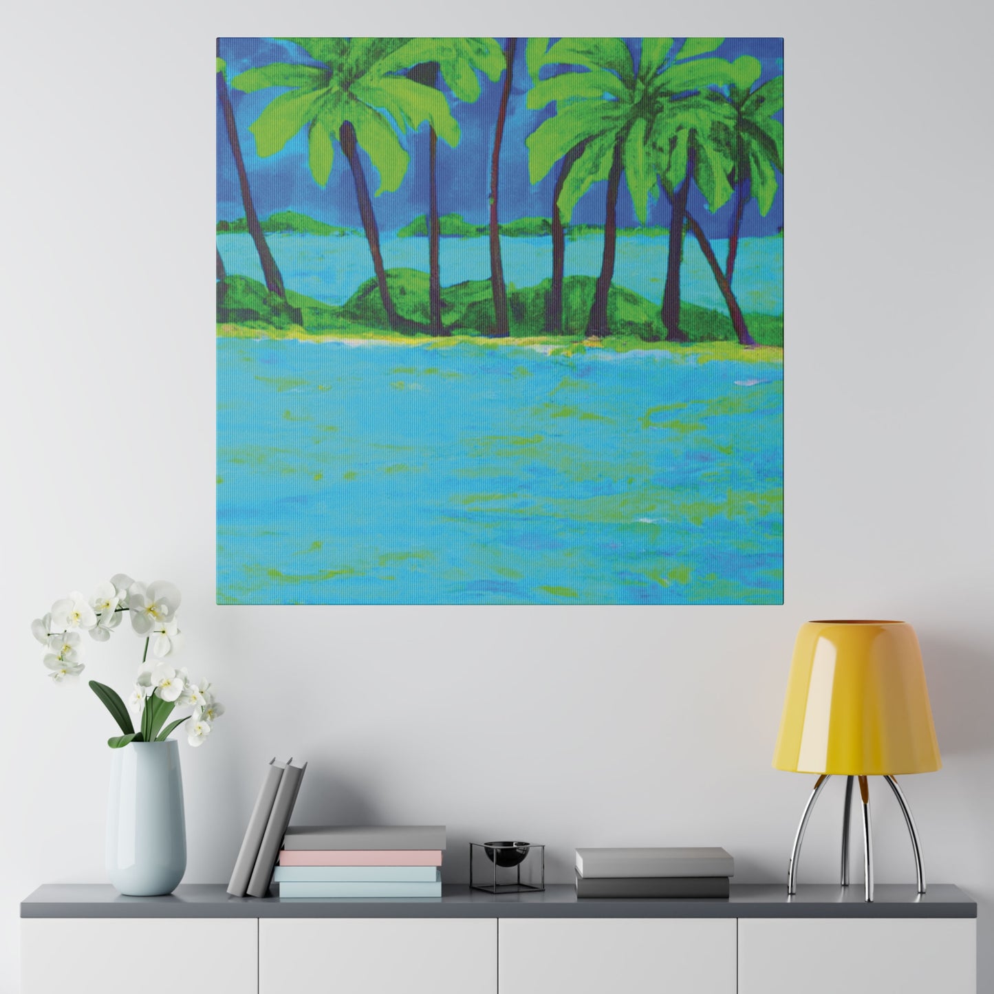 3148Z - Bahamas Ocean Painting Print | Bahamas | Ocean | Beach | Poster | Home Decor | Wall Art | Canvas