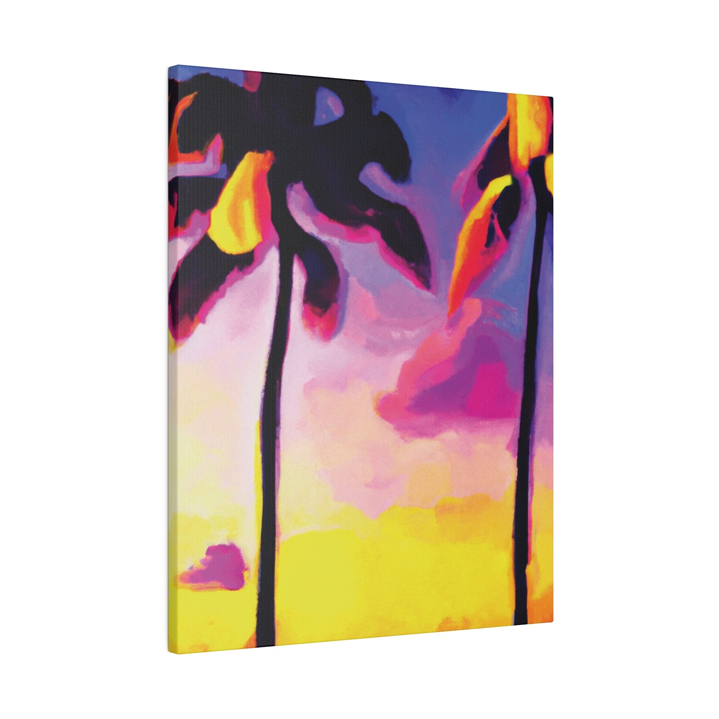 839P - Miami Beach Sunset Painting Print | Miami | Beach | Sunset | Poster | Home Decor | Wall Art | Canvas