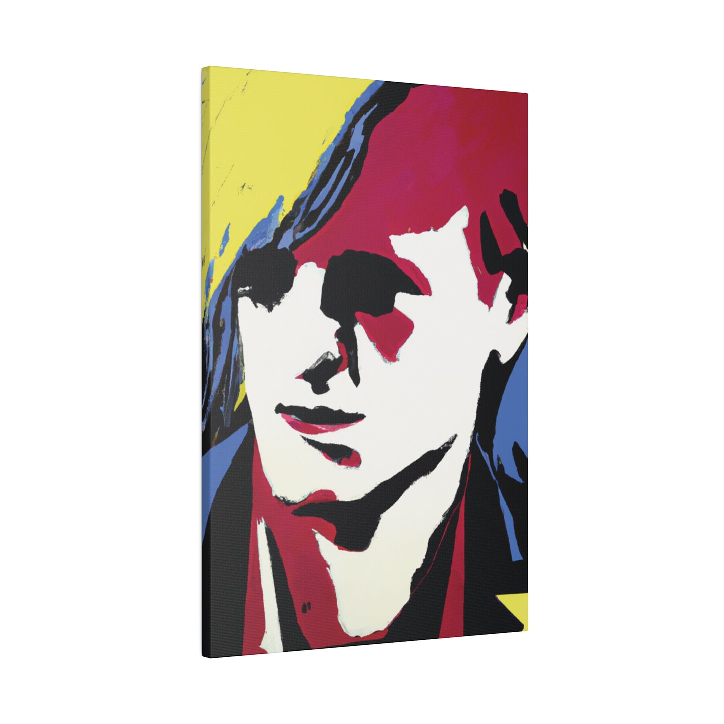 8246E - Rockstar Painting Print | Face | Abstract | Poster | Home Decor | Wall Art | Music Art | Canvas
