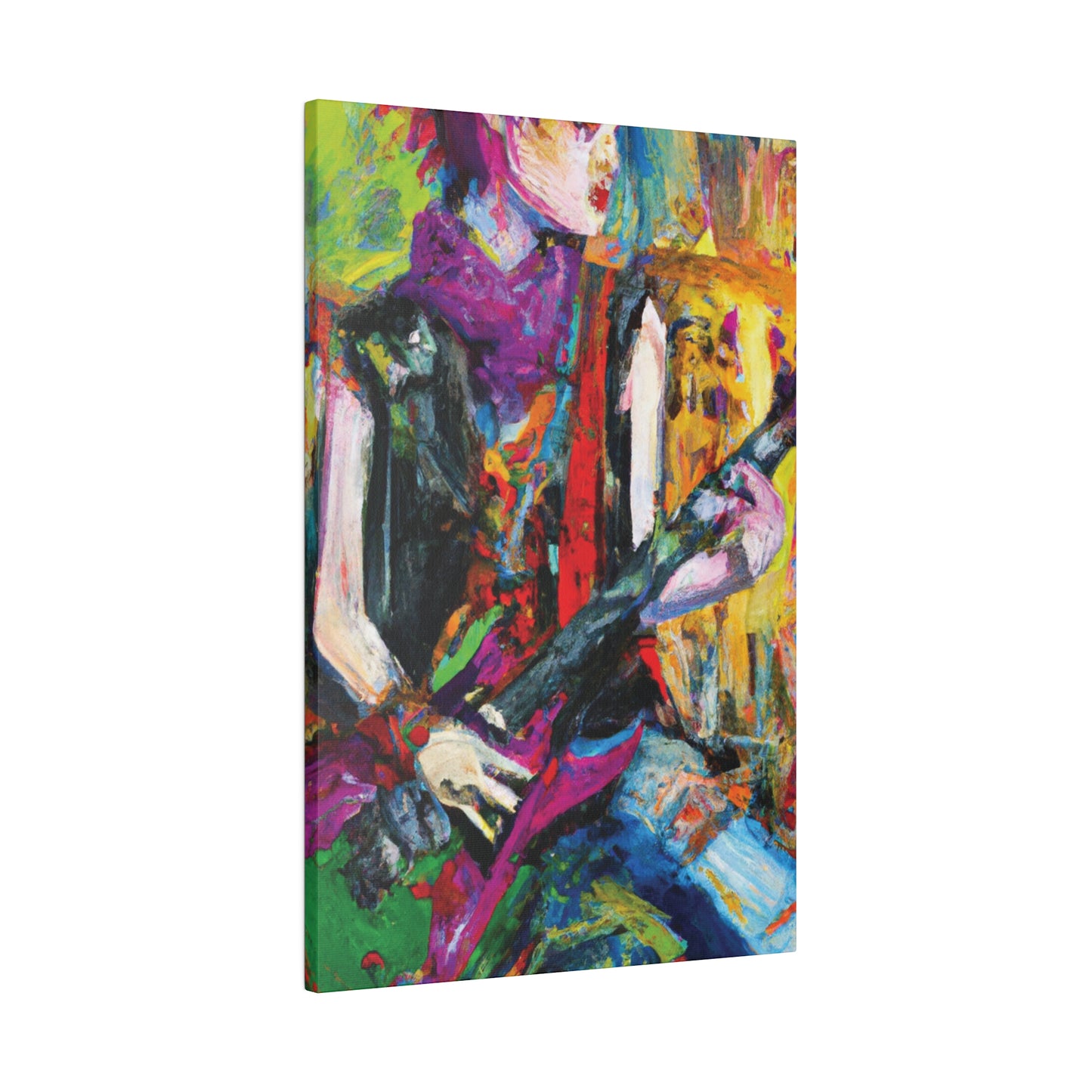 3088A - Rockstar Oil Painting Style Print | Poster | Home Decor | Wall Art | Music Art | Canvas