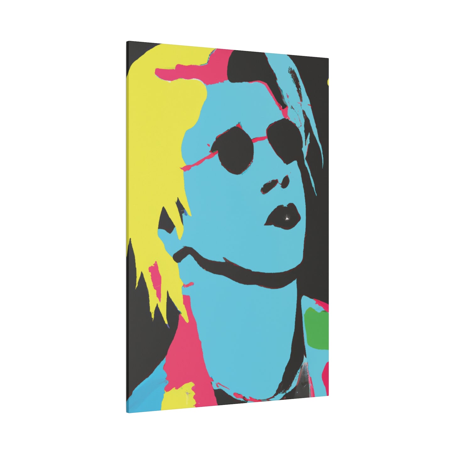 7179A - Rockstar Painting Print | Face | Abstract | Poster | Home Decor | Wall Art | Music Art | Canvas