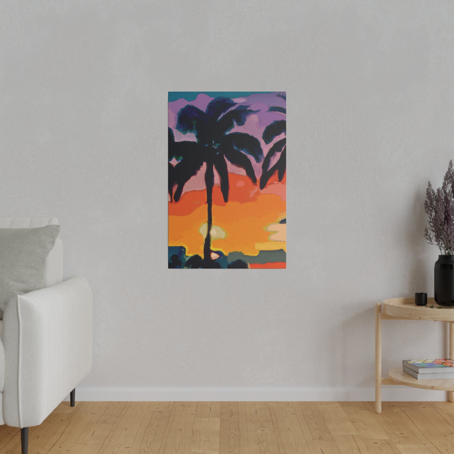 7875Z - Miami Beach Sunset Painting Print | Miami | Beach | Sunset | Poster | Home Decor | Wall Art | Canvas