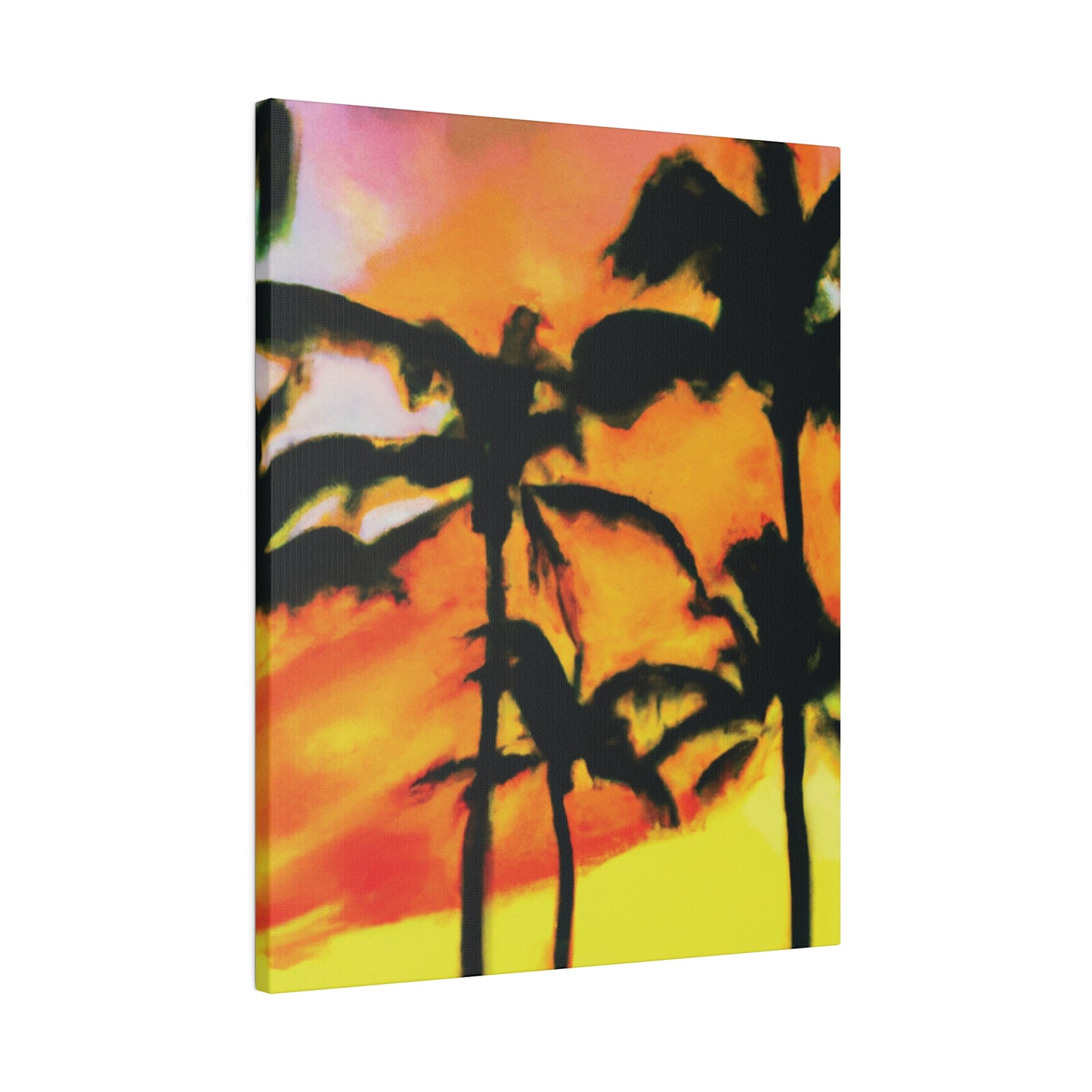 8694V - Miami Beach Sunset Painting Print | Miami | Beach | Sunset | Poster | Home Decor | Wall Art | Canvas