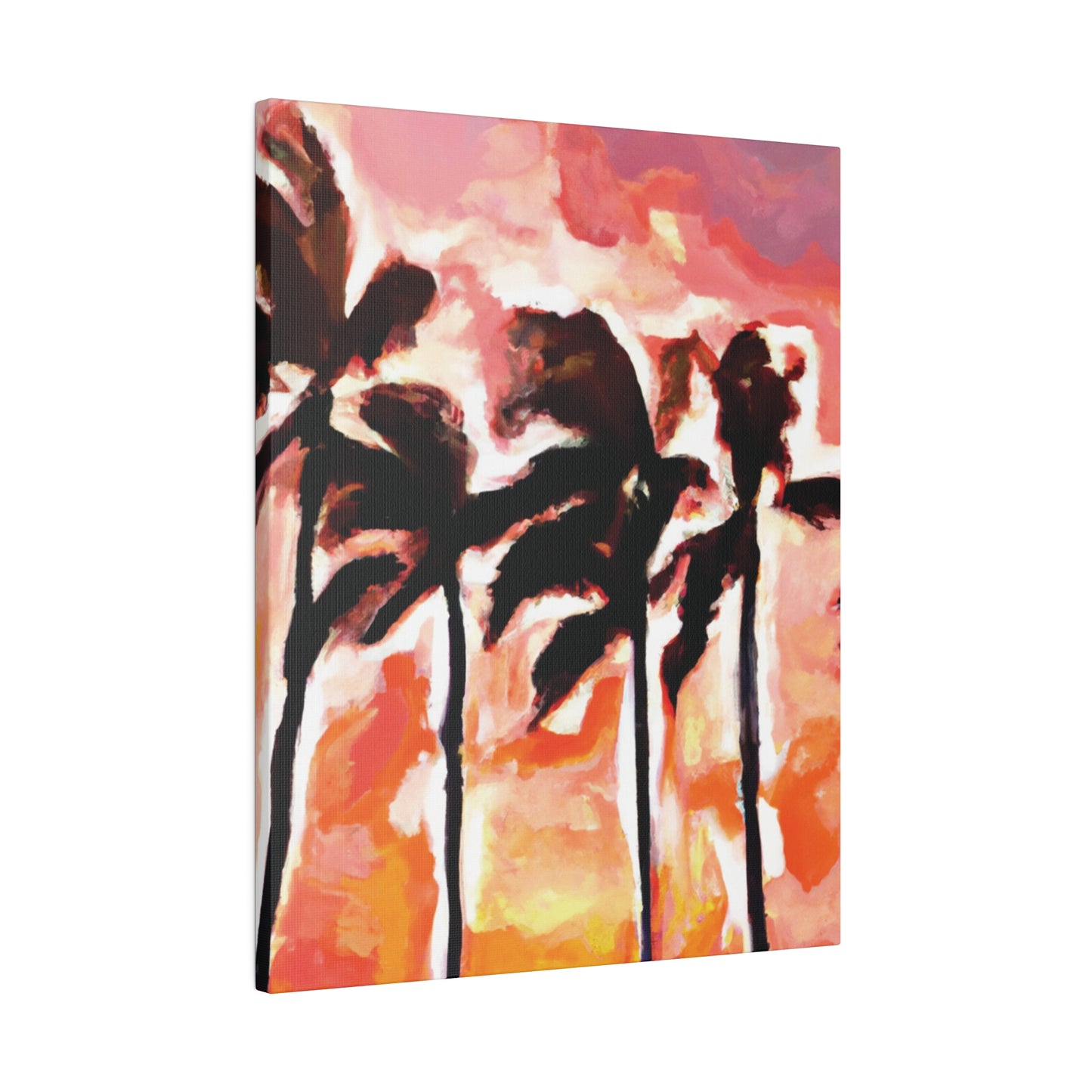 6129V - Miami Beach Sunset Painting Print | Miami | Beach | Sunset | Poster | Home Decor | Wall Art | Canvas