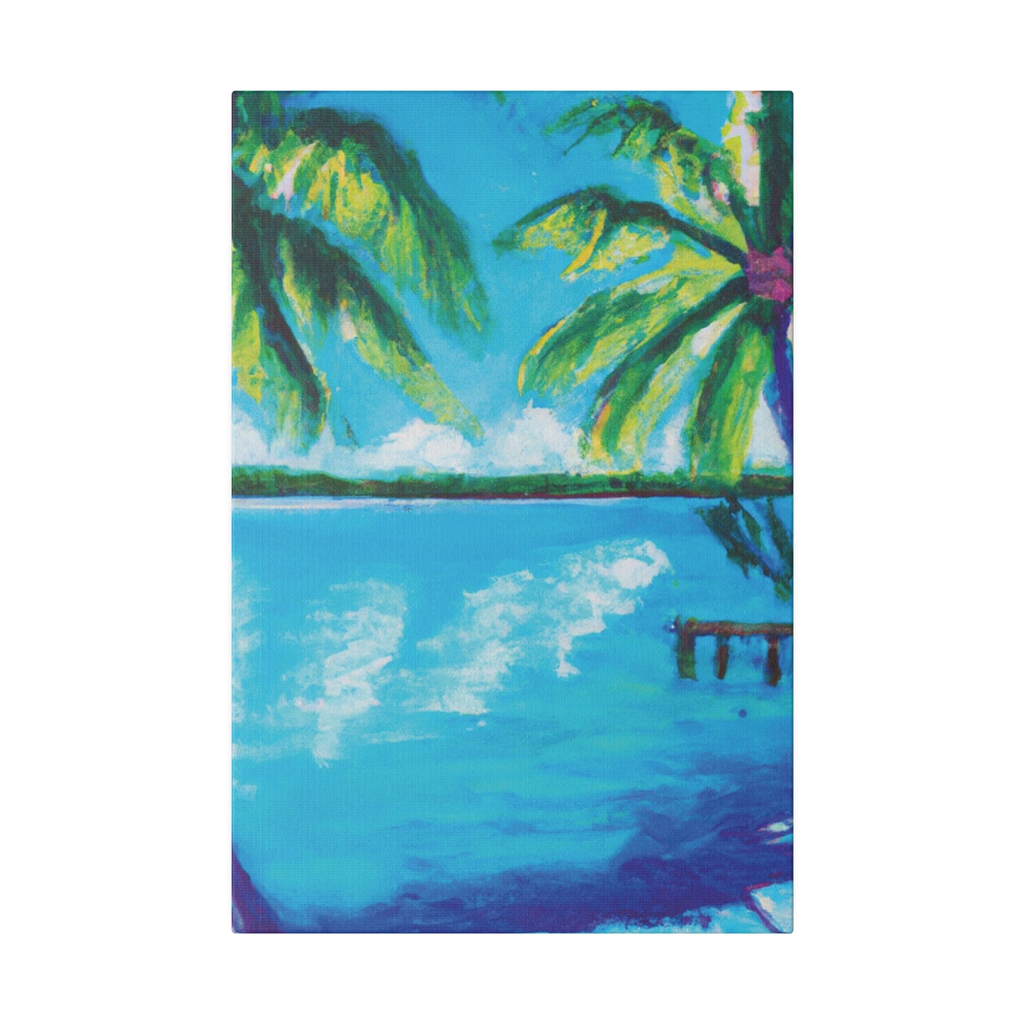 7583G - Bahamas Ocean Painting Print | Bahamas | Ocean | Beach | Poster | Home Decor | Wall Art | Canvas