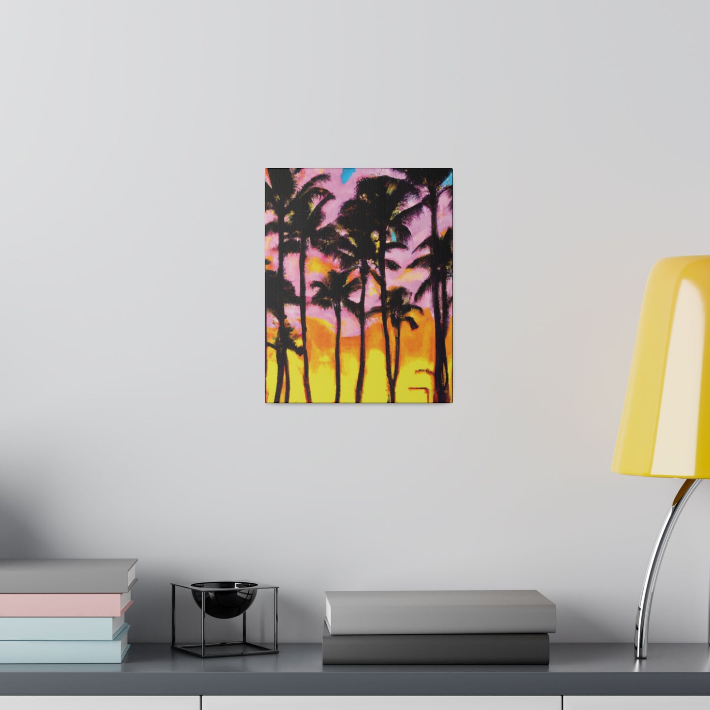 6202Q - Miami Beach Sunset Painting Print | Miami | Beach | Sunset | Poster | Home Decor | Wall Art | Canvas