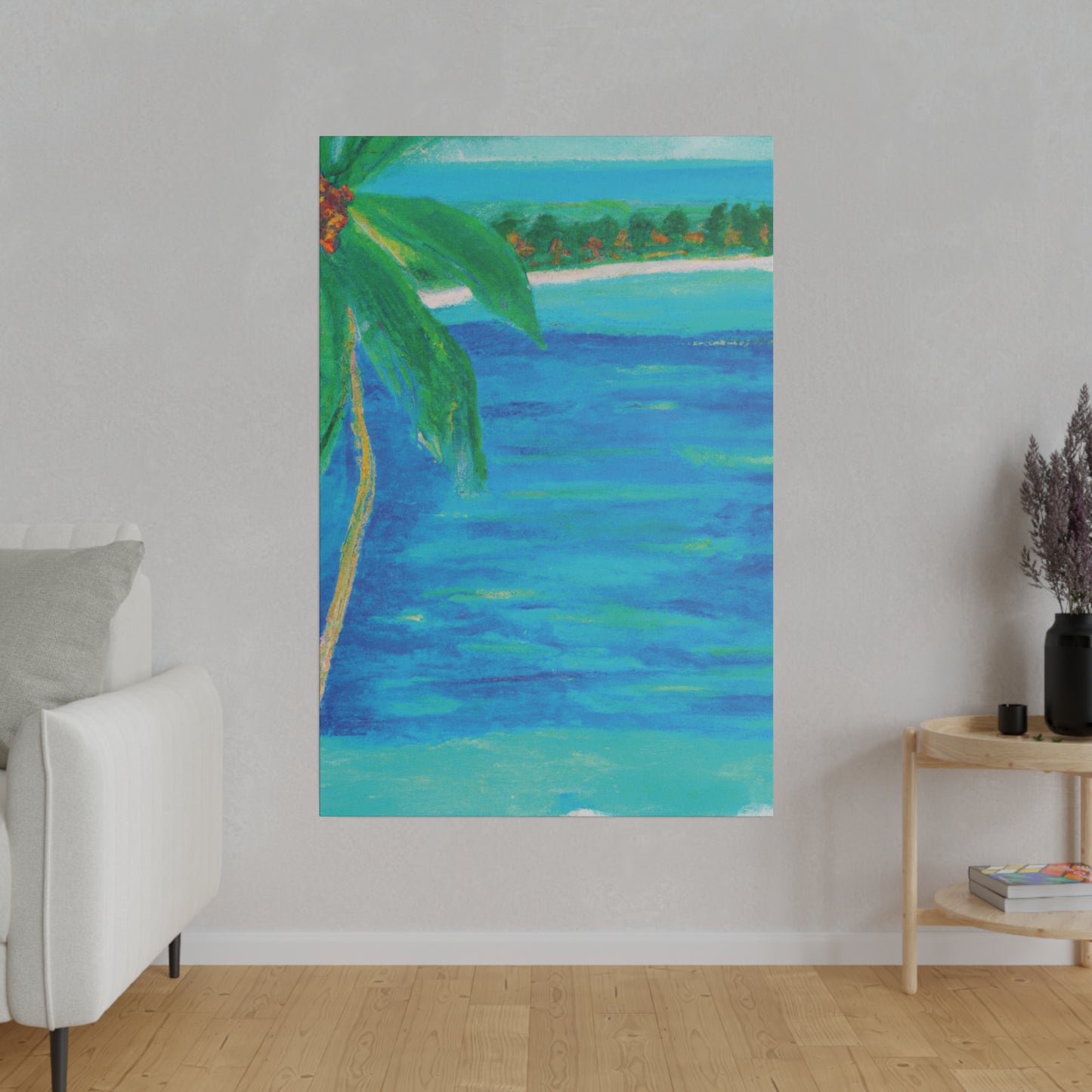 9272V - Bahamas Ocean Painting Print | Bahamas | Ocean | Beach | Poster | Home Decor | Wall Art | Canvas