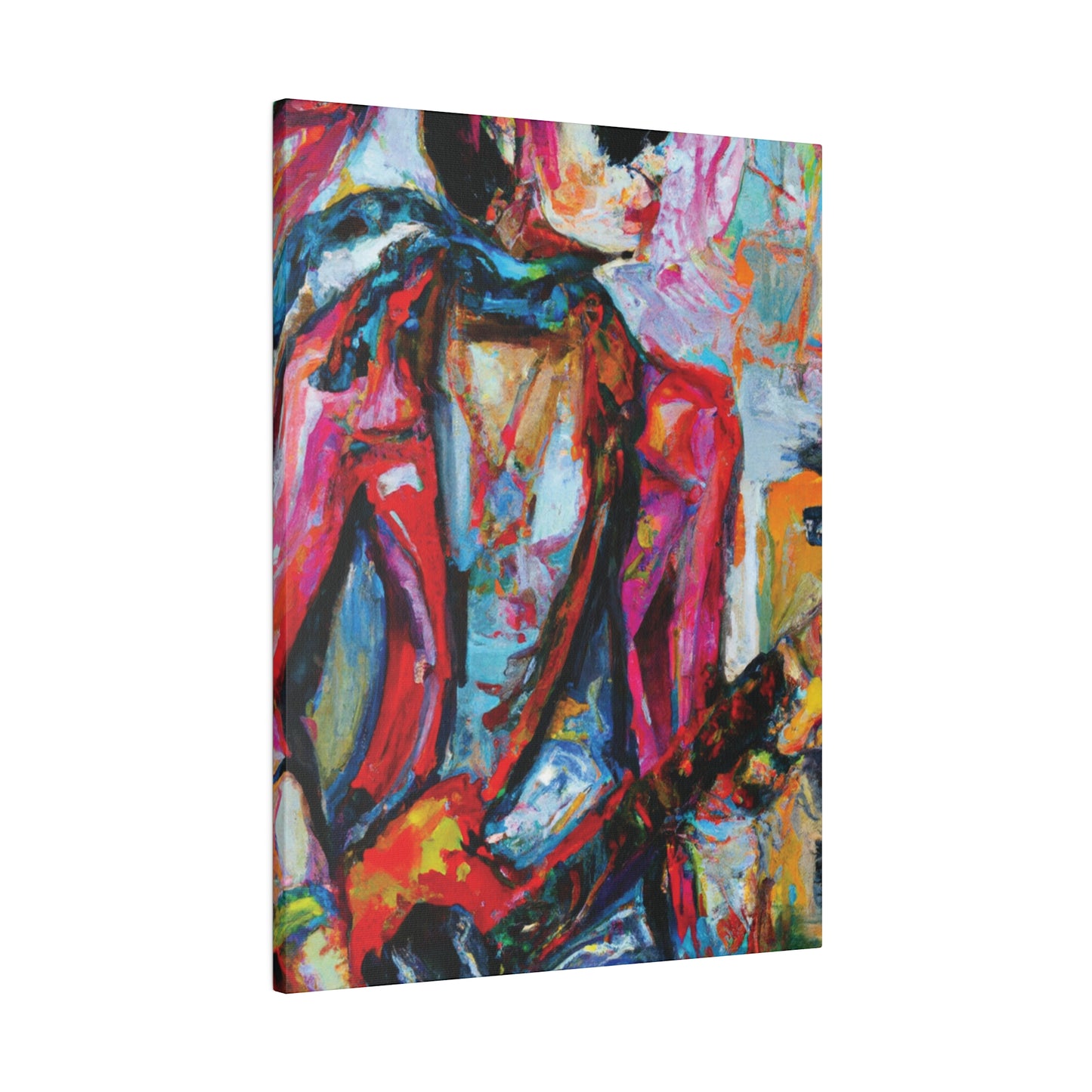 5694F - Rockstar Oil Painting Style Print | Poster | Home Decor | Wall Art | Music Art | Canvas