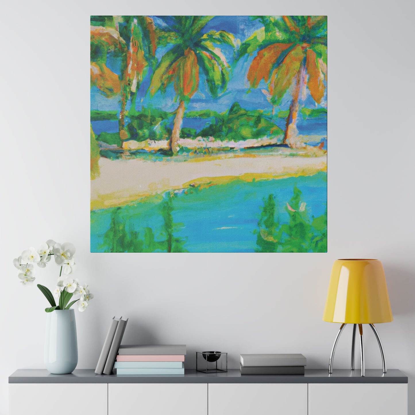 8576A - Bahamas Ocean Painting Print | Bahamas | Ocean | Beach | Poster | Home Decor | Wall Art | Canvas