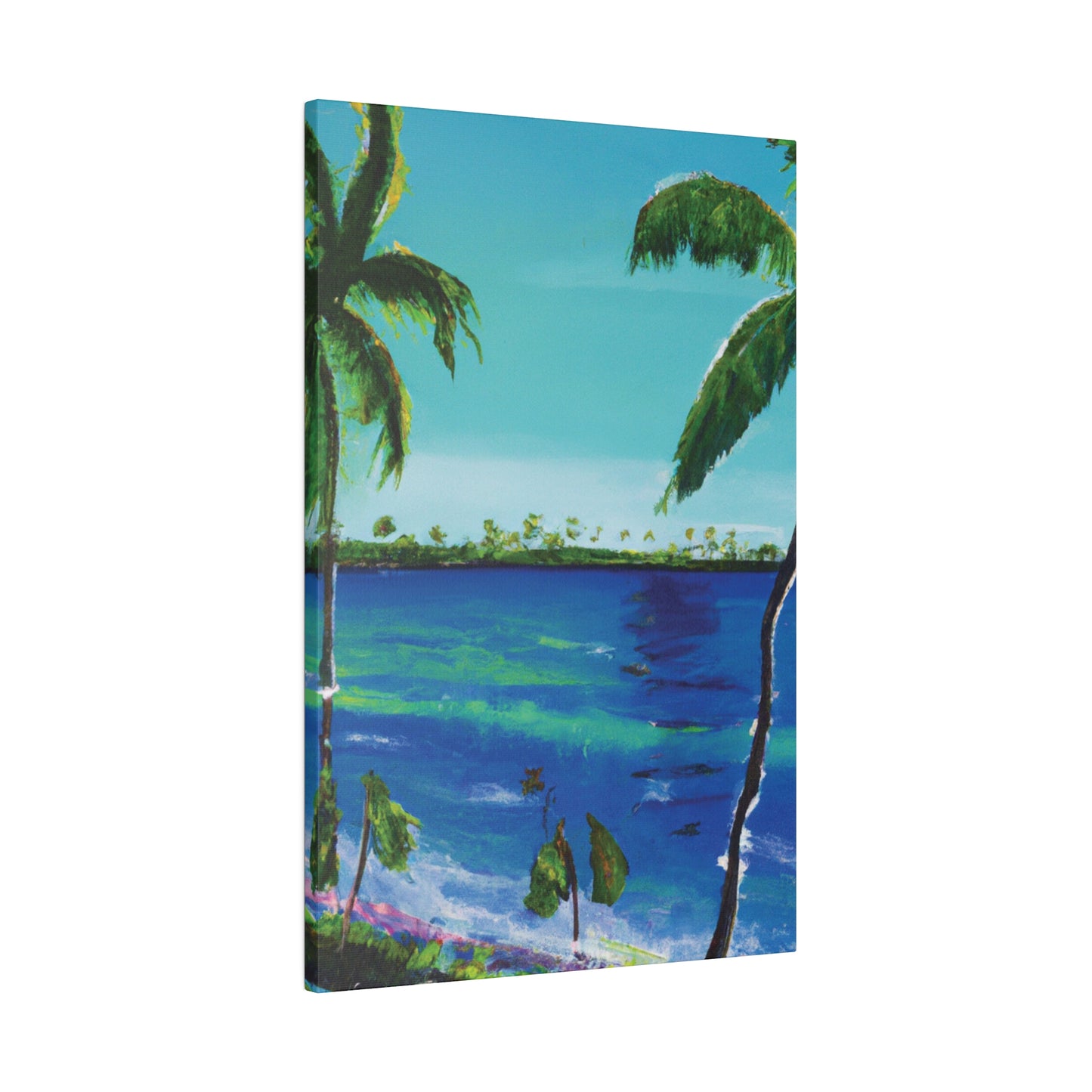 5491V - Bahamas Ocean Painting Print | Bahamas | Ocean | Beach | Poster | Home Decor | Wall Art | Canvas